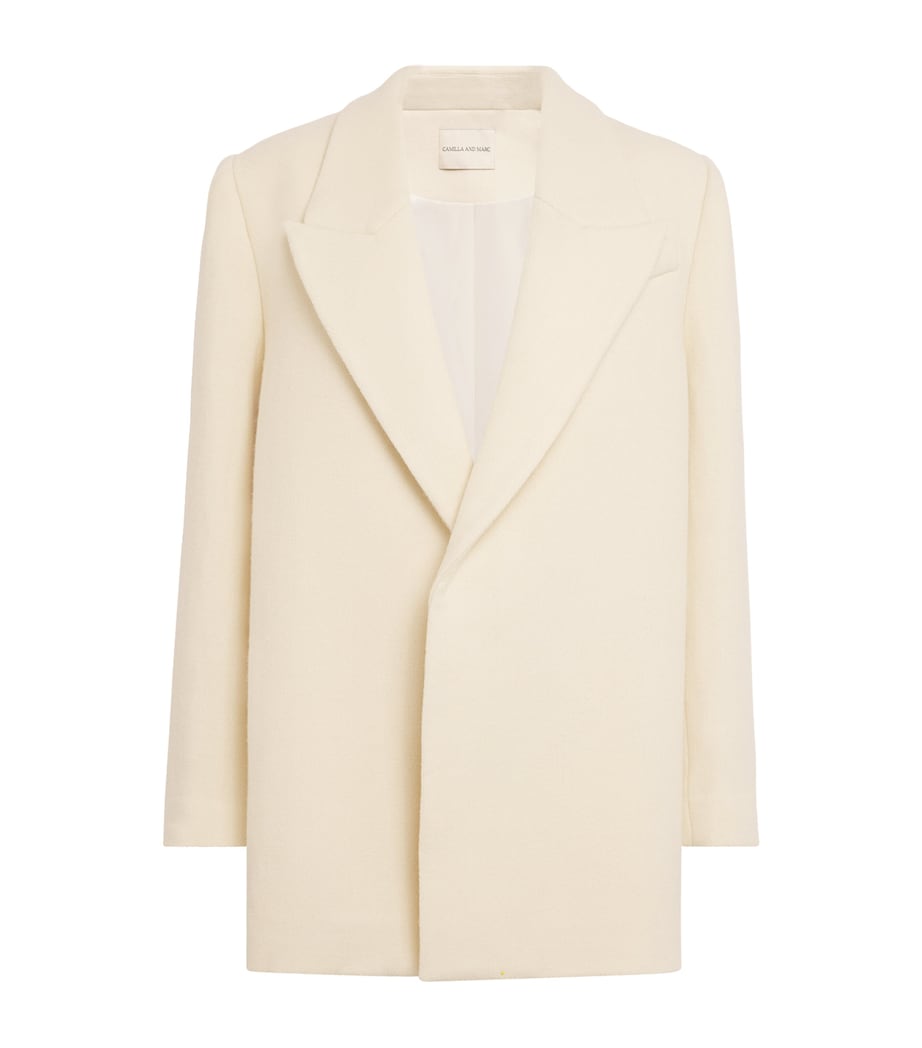 Wool Atrium Coat MCRM CREAM Image 1