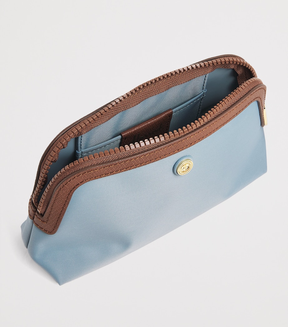 Harrods Small Nylon Wash Bag Blue Image 2