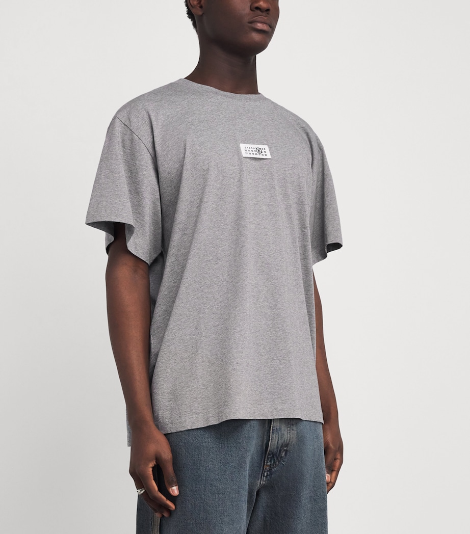 Cotton Numeric Tab T-Shirt 856M Image 3