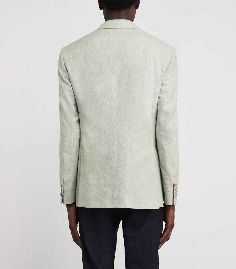 Pal Zileri Mens Wool Vicenza Blazer Chiaro Image 4