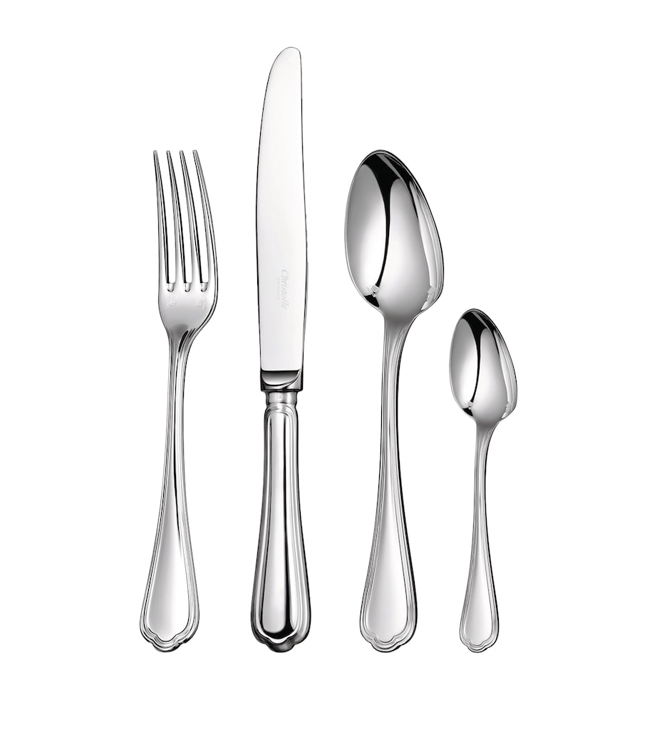 Spatours Silver-Plated 24-Piece Cutlery Set SILVER Image 1
