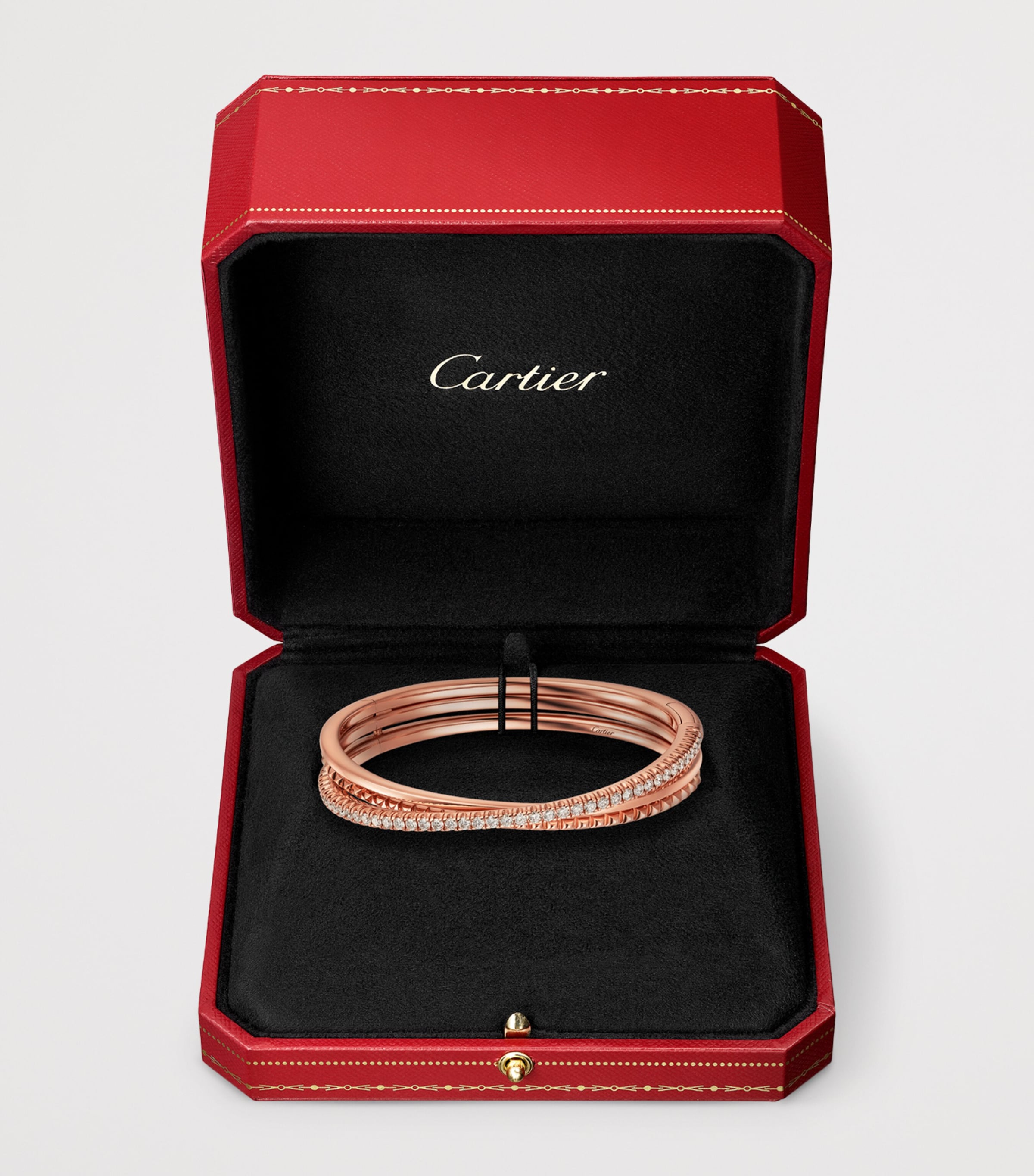 Cartier Rose Gold and Diamond Étincelle de Cartier Bangle Rose Gold Image 4