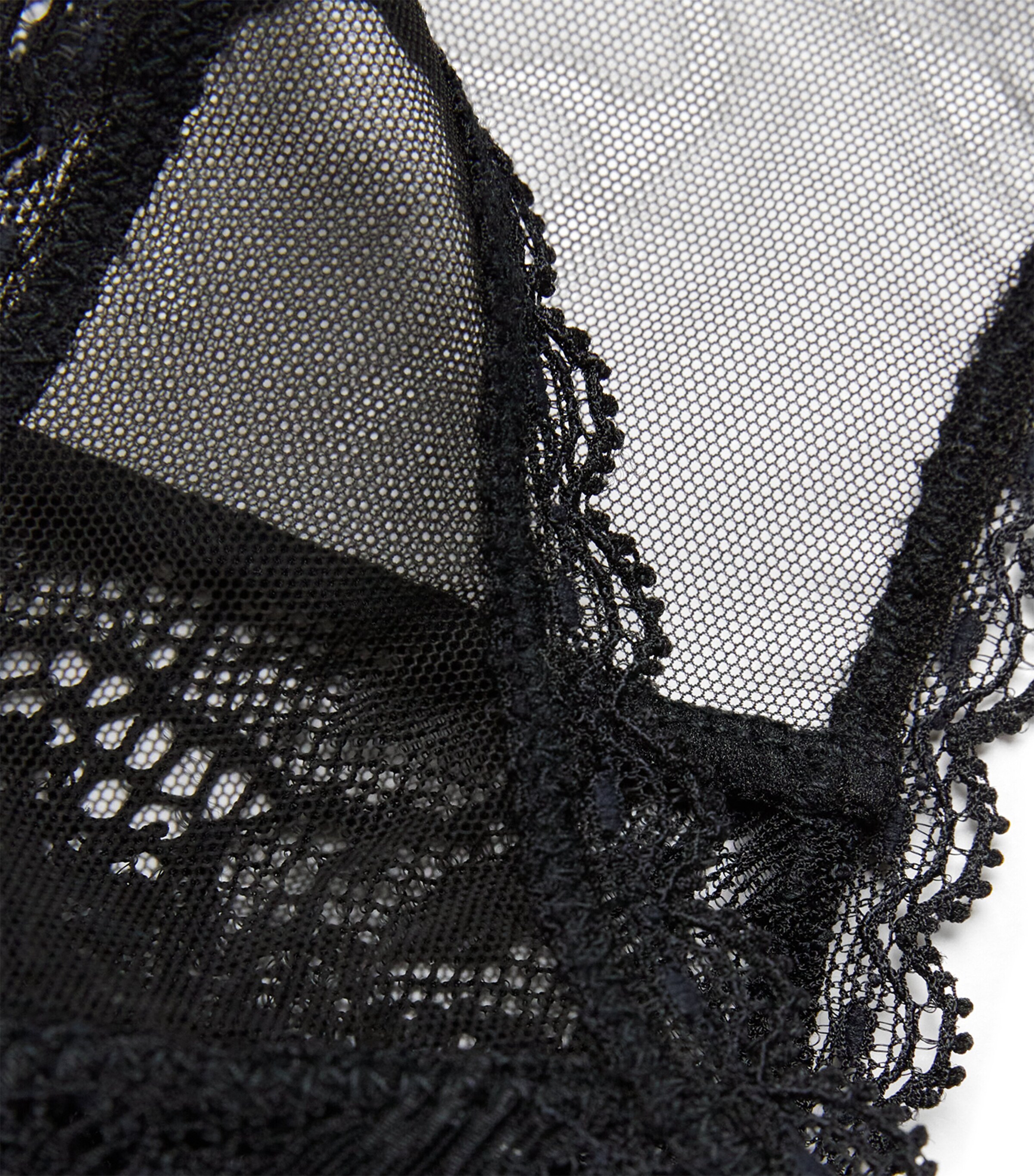 Kiki de Montparnasse Womens Lace Dahlia Briefs Black Image 4