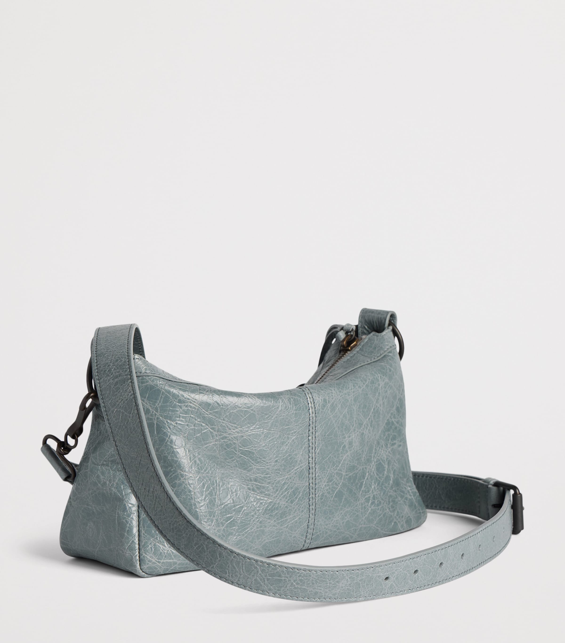Balenciaga Mini Leather Le City Moto Shoulder Bag Image 5