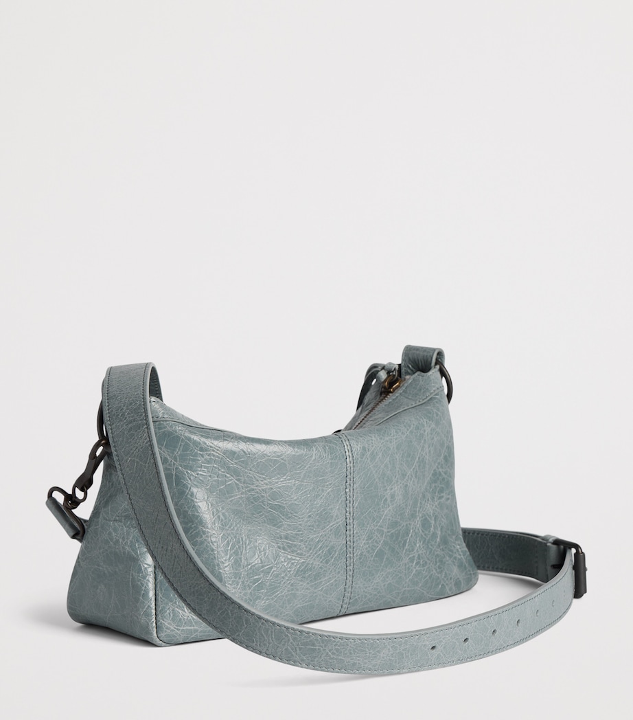Balenciaga Mini Leather Le City Moto Shoulder Bag Image 5