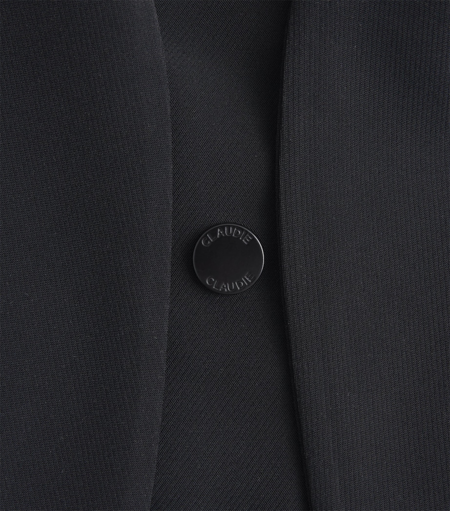 Claudie Pierlot Womens Tie-Scarf Jacket Black Image 6