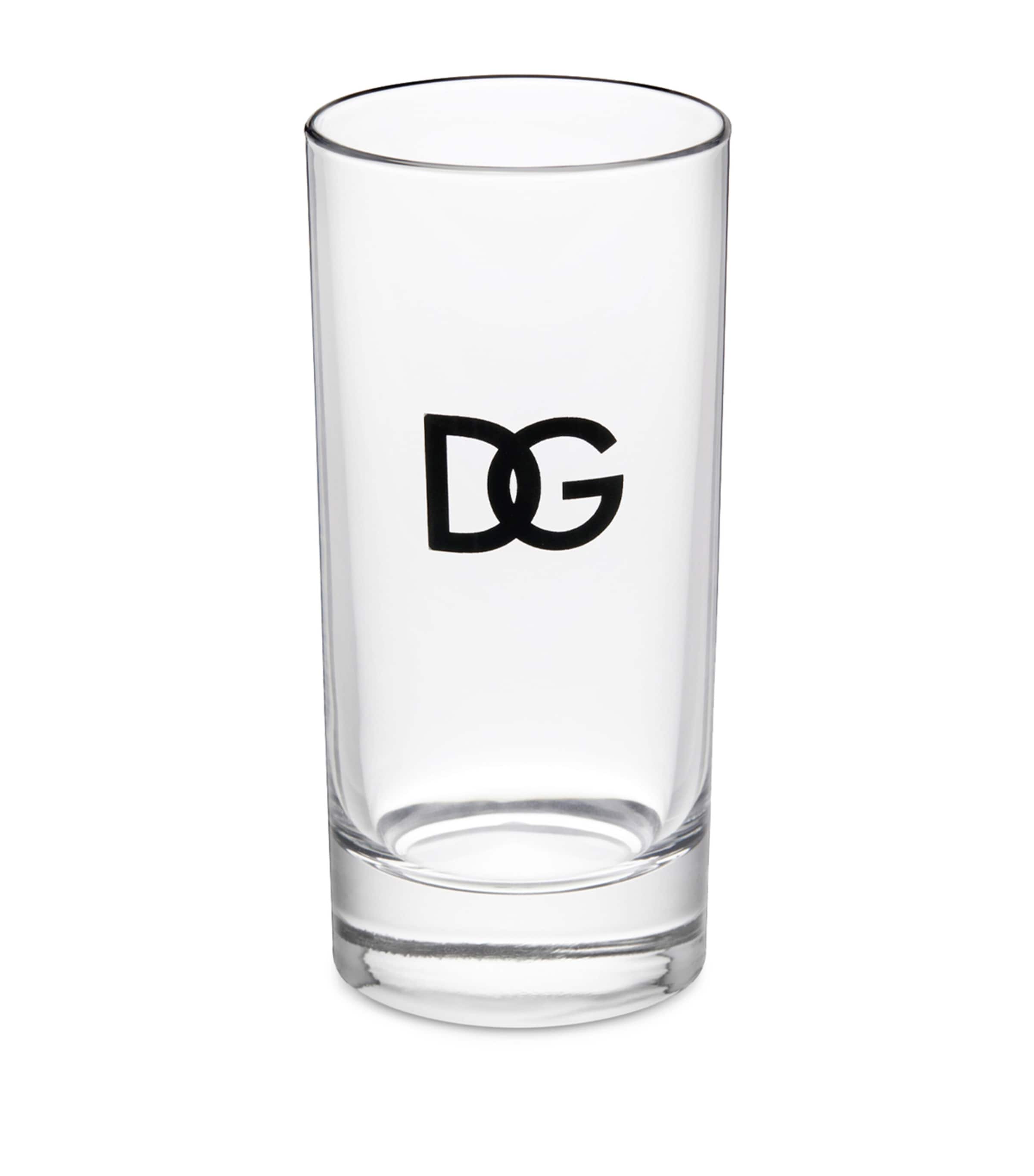 Set of 2 DG Millennials Logo Glasses U0058 TRASPARENTE/DG Image 4