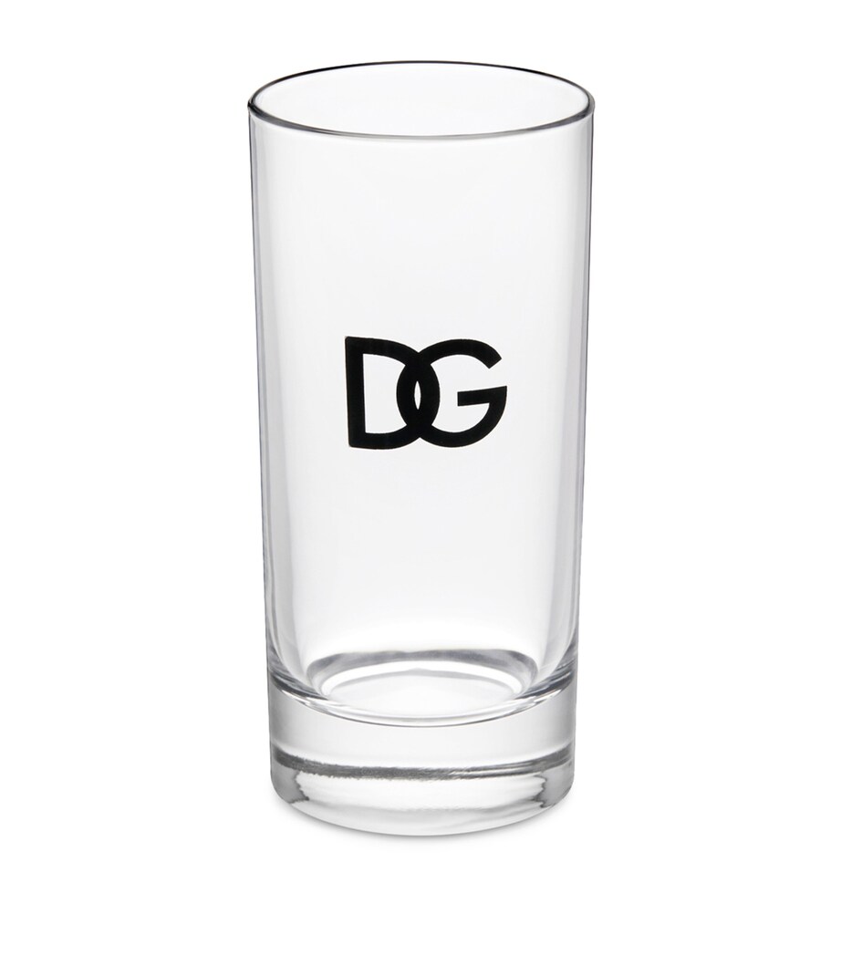 Set of 2 DG Millennials Logo Glasses U0058 TRASPARENTE/DG Image 4