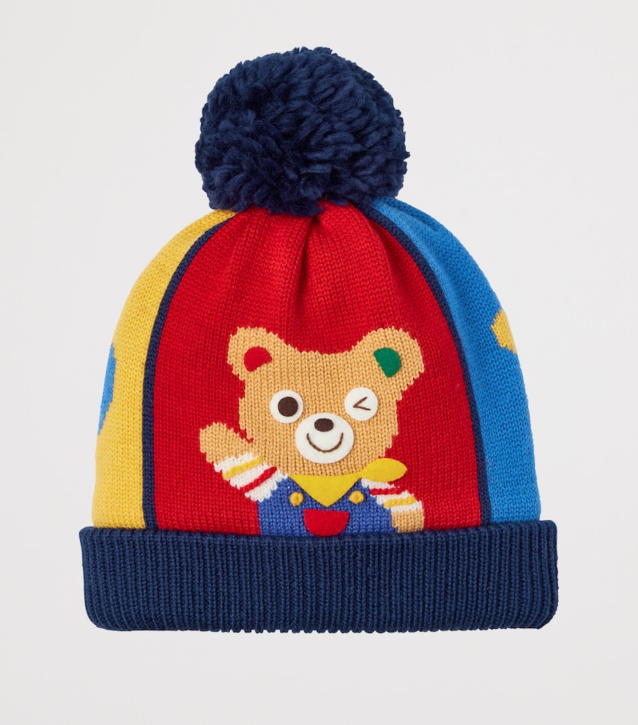 Wool-Blend Pom-Pom Beanie Hat 3 Image 2