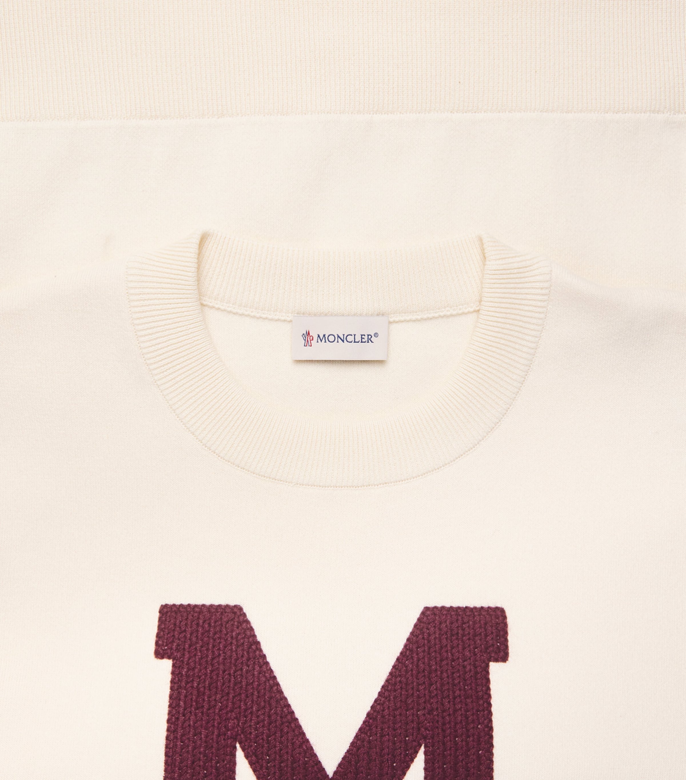 Moncler Mens Cotton-Blend Logo Sweatshirt Image 6