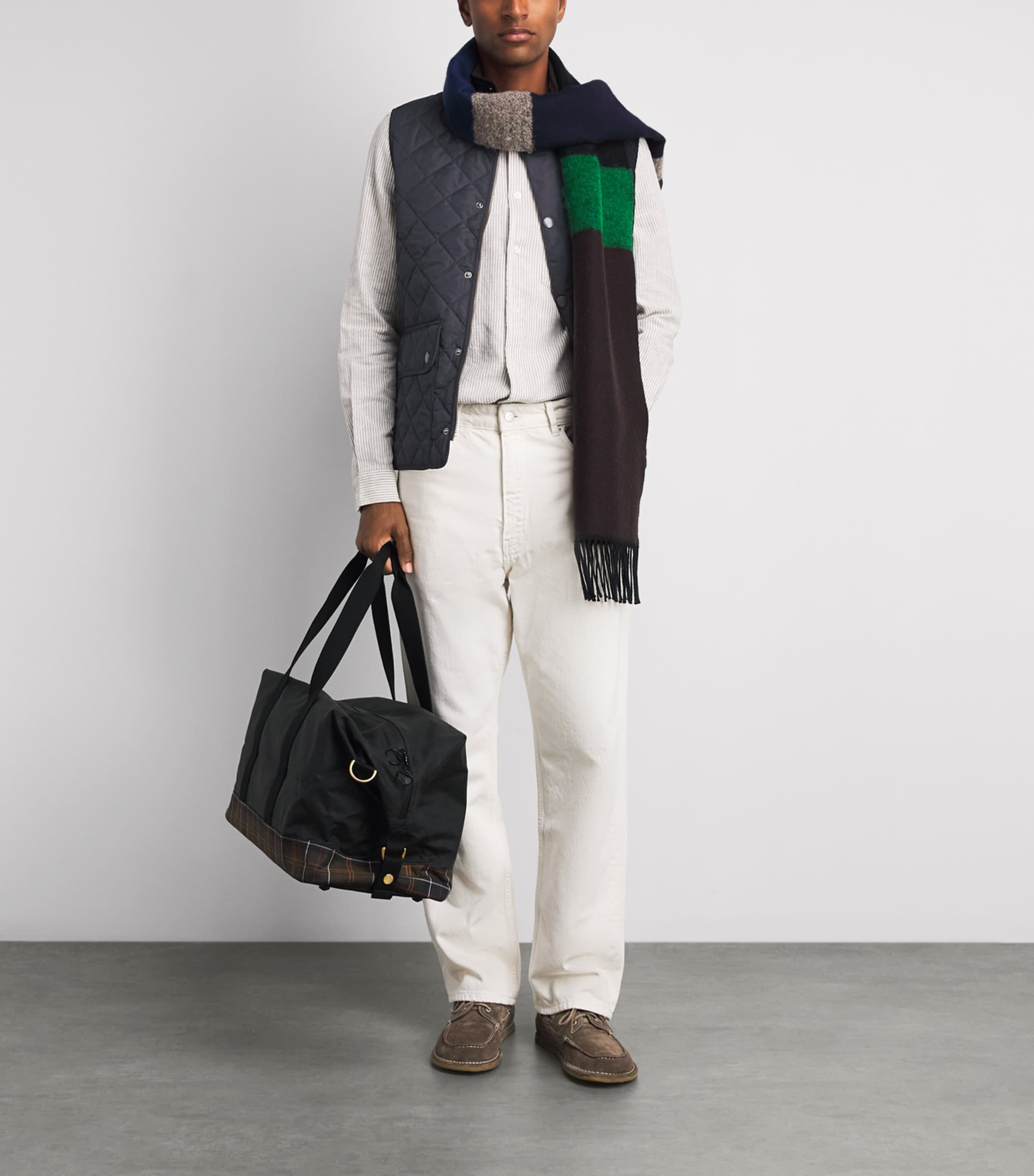Barbour Mens Lowerdale Quilted Gilet Navy Image 2