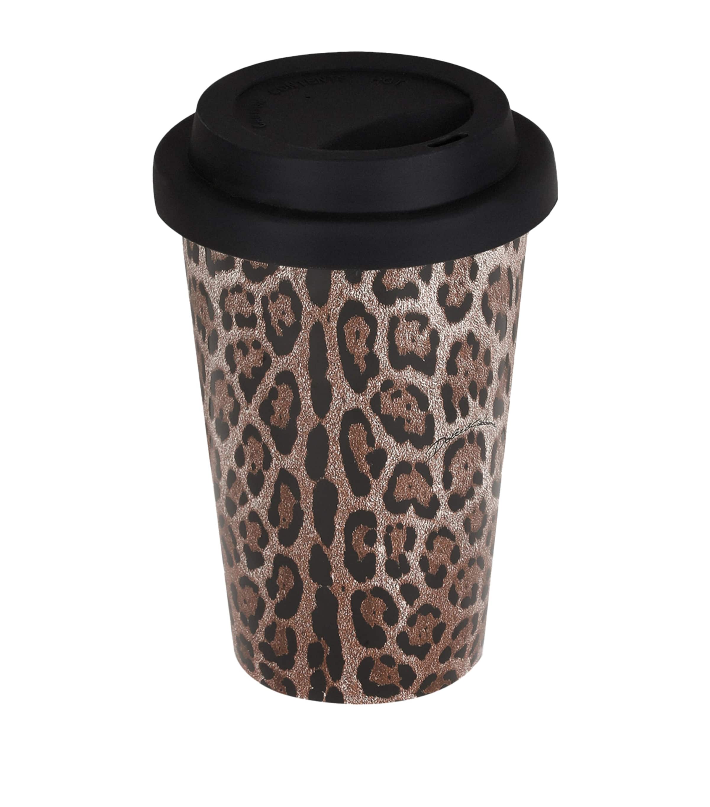 Dolce&Gabbana Casa Ceramic Leopardo Travel Mug Leopardo Image 2