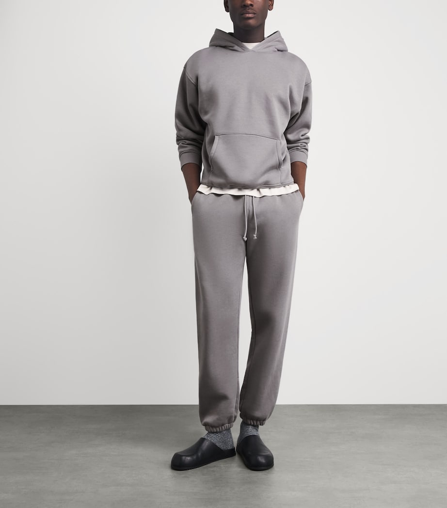 Skims Mens Fleece Lounge Relaxed Hoodie Pl Plo Shadow Image 2