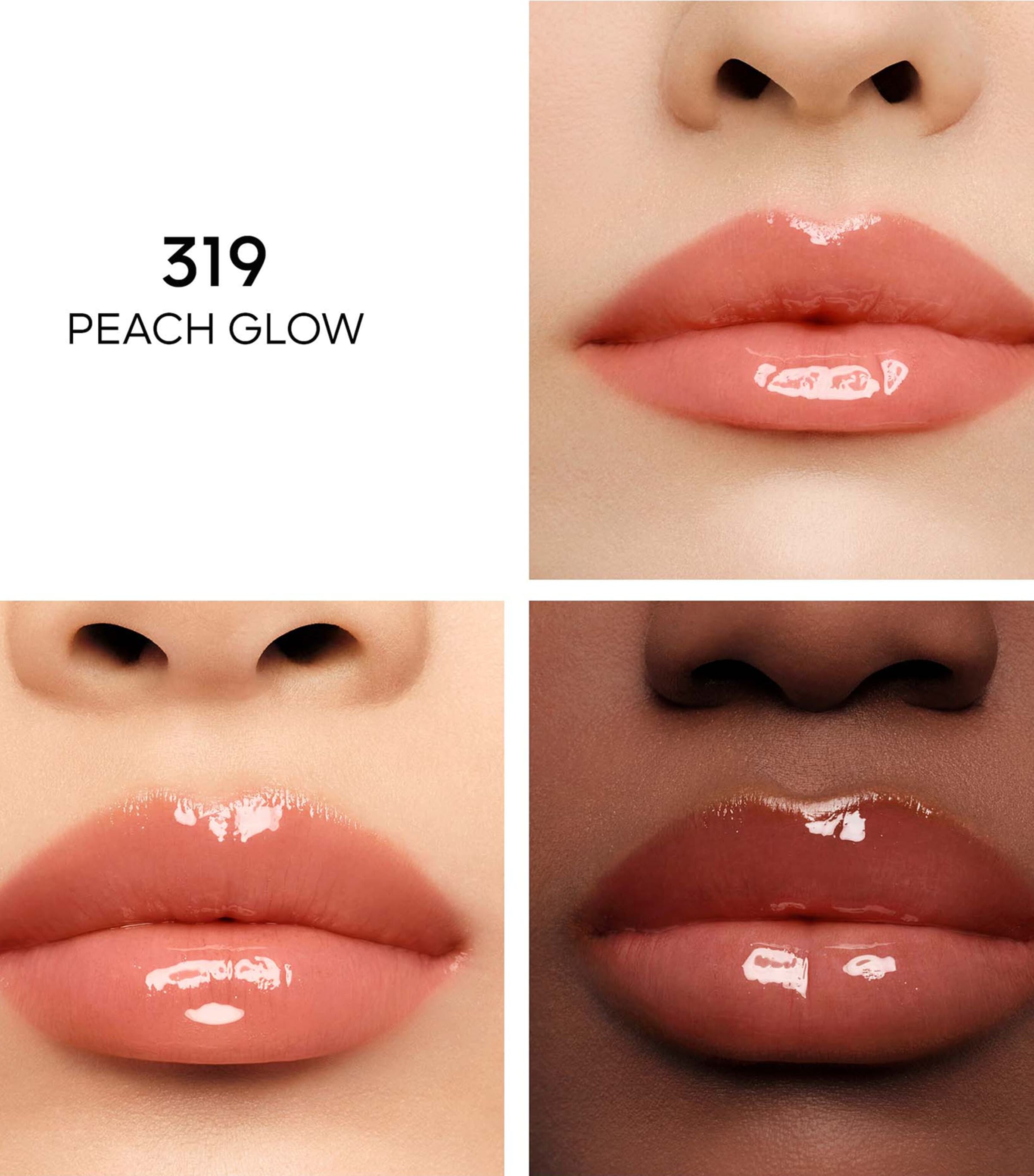 KissKiss Bee Glow Lip Oil 319 PEACH Image 2