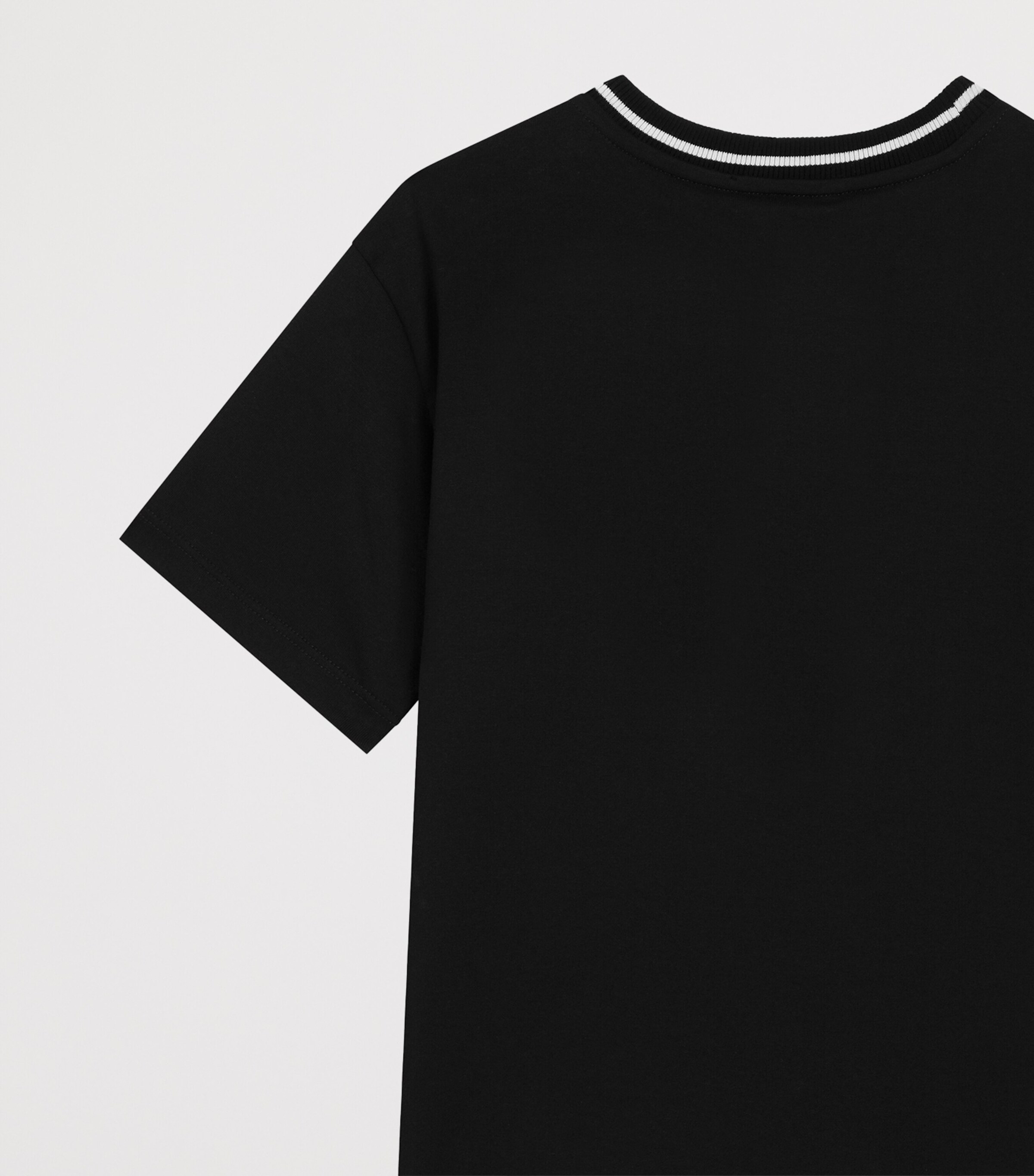 Dolce&Gabbana Kids Cotton Logo T-Shirt (8-12+ Years) Black Image 4