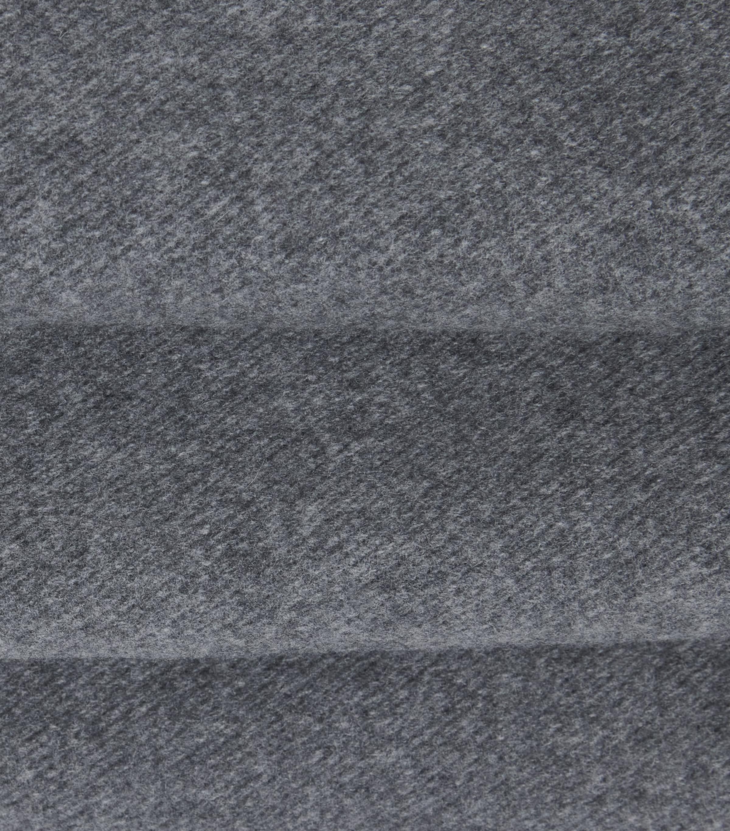 Harrods of London Valatzu Reversible Blanket (137cm x 180cm) Molveno & Grigio Image 2