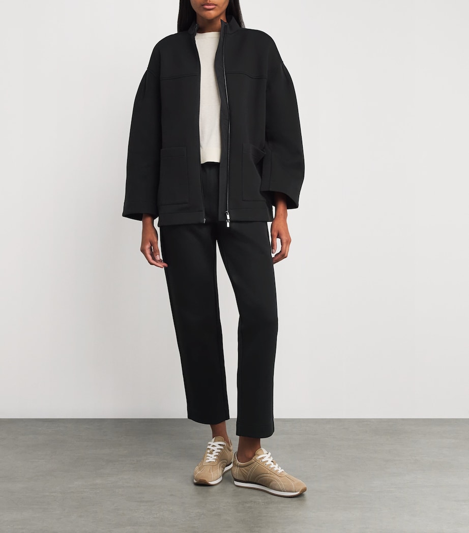 Cadice Zip-Up Jacket BLACK Image 2