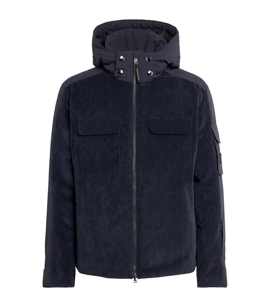 Down Corduroy Cobe Ski Jacket 464-NAVY Image 1