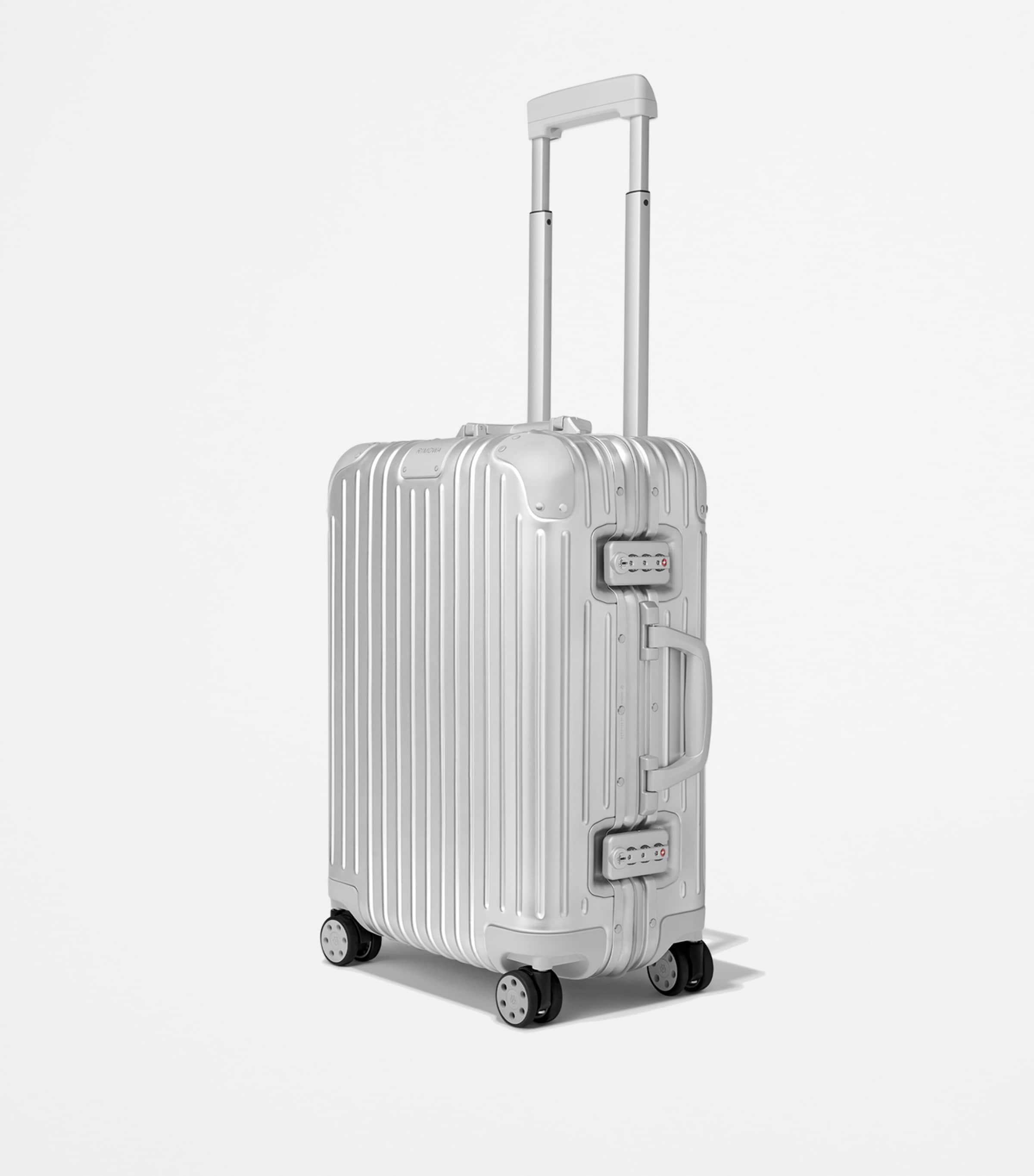 RIMOWA Silver Original Cabin Suitcase (55cm) | Harrods UK