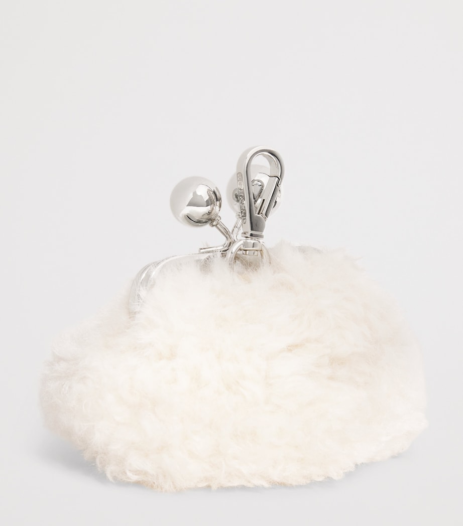 Faux Fur Pasticcino Nano Bag IVORY Image 3
