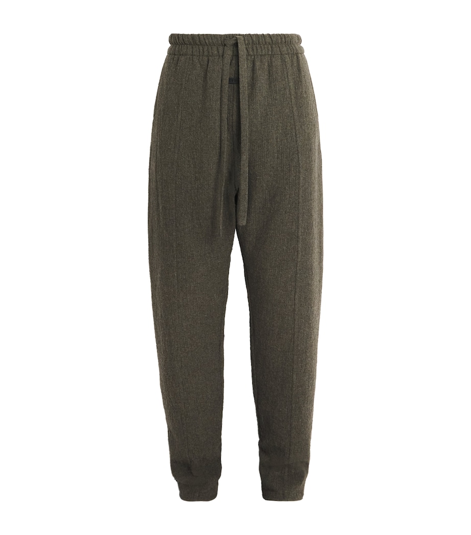 Wool-Blend Forum Trousers OFF BLACK Image 1