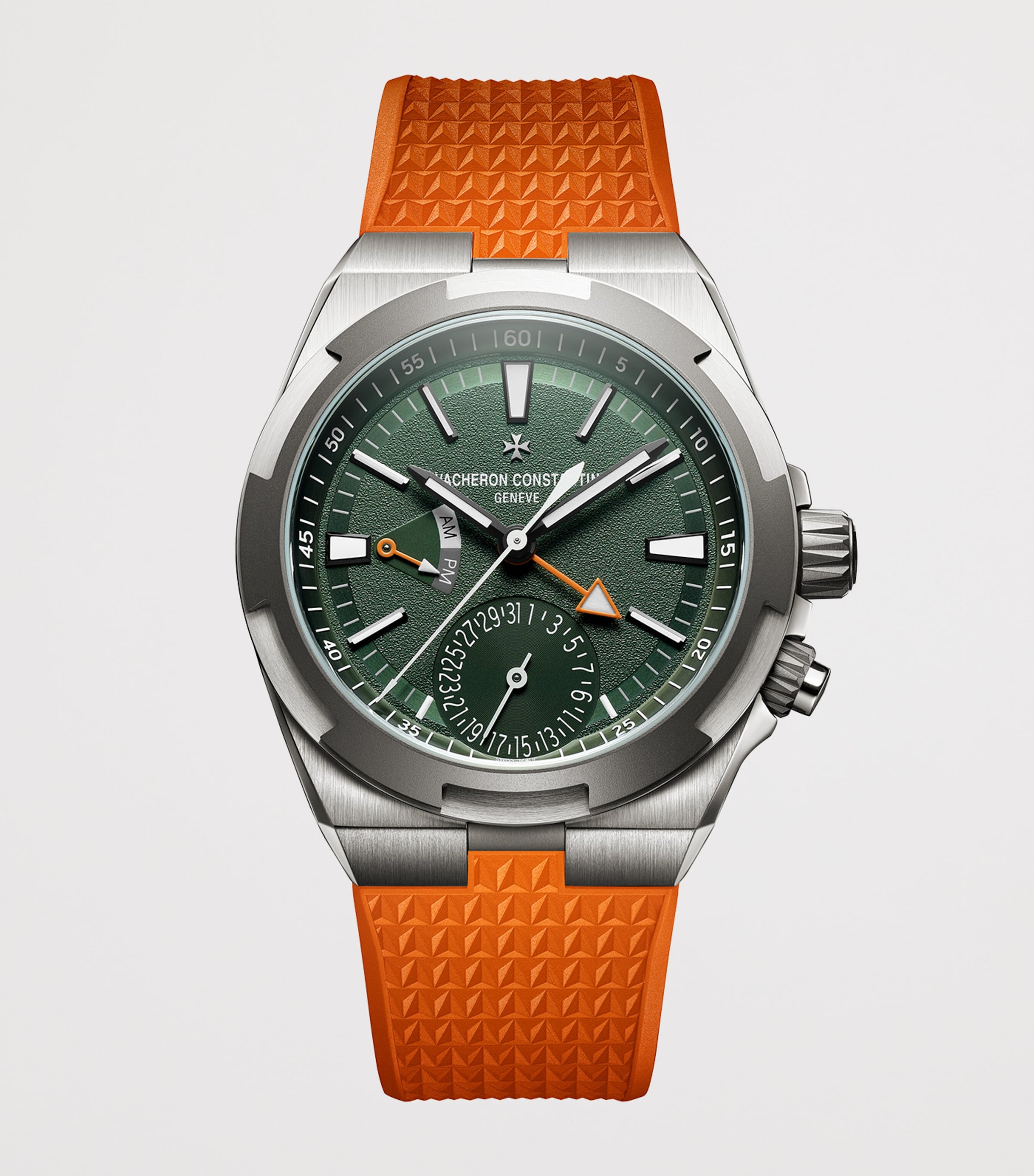 Vacheron Constantin Titanium Overseas Dual Time Cardinal Points West Watch 41mm Steel Image 2