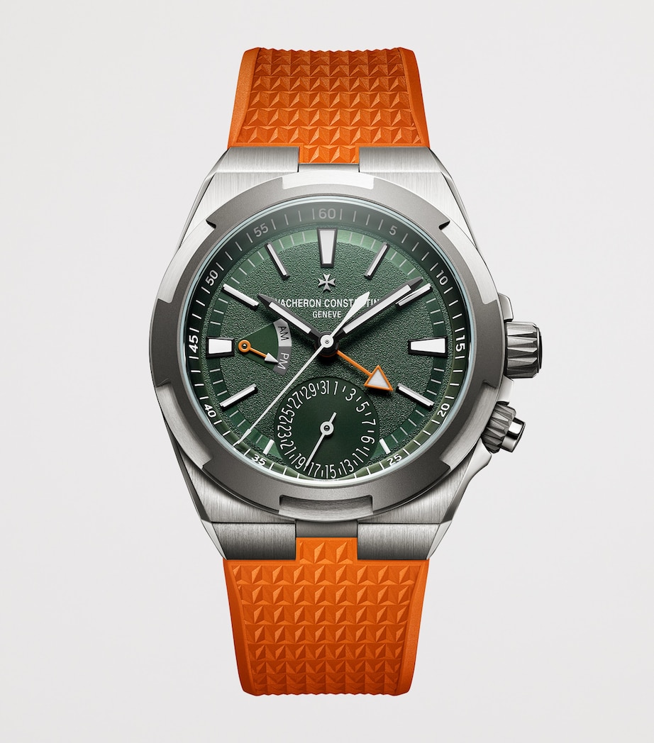 Vacheron Constantin Titanium Overseas Dual Time Cardinal Points West Watch 41mm Steel Image 2