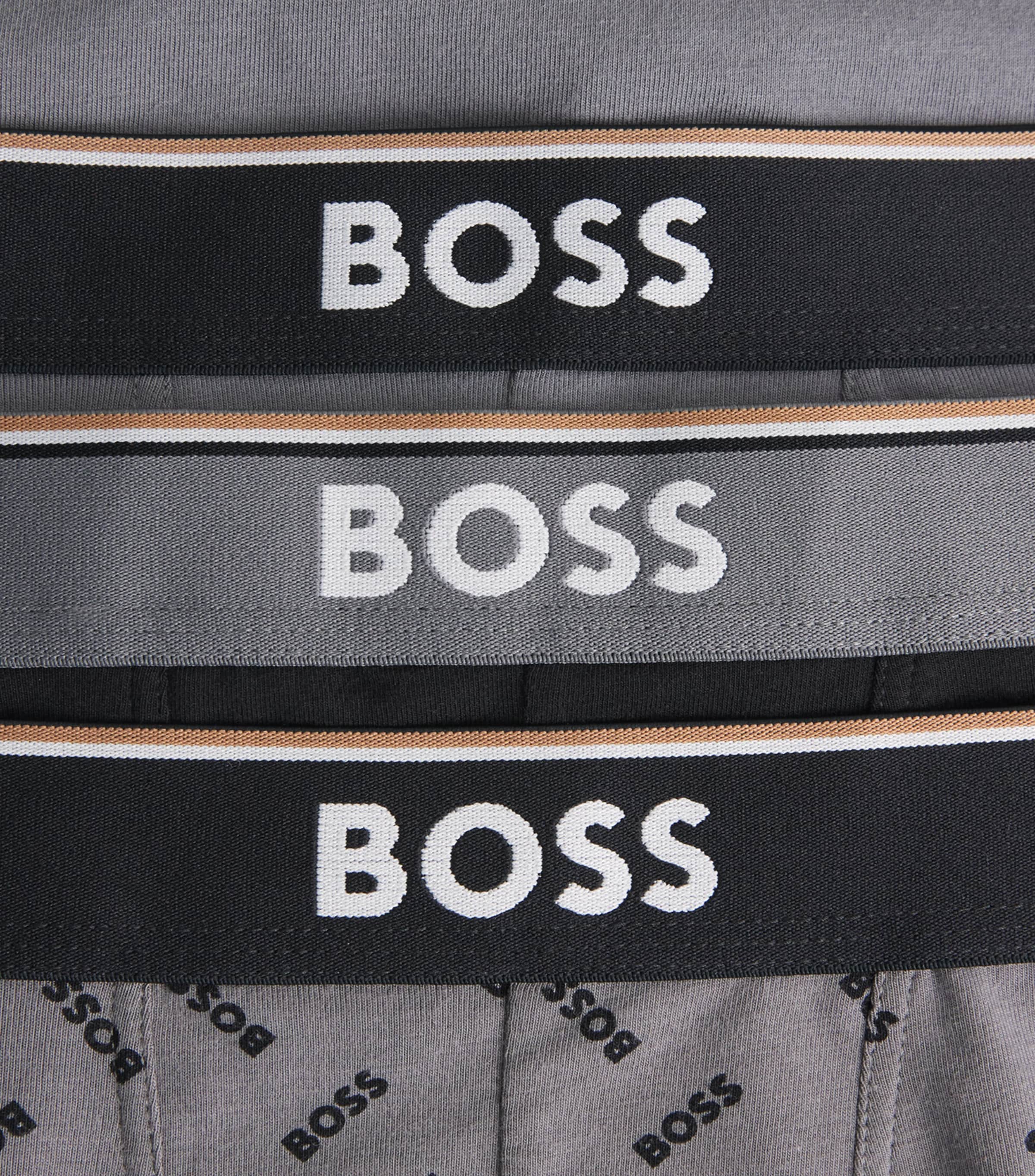 Cotton-Stretch Power Trunks (Pack of 3) OPEN GREY060 Image 5