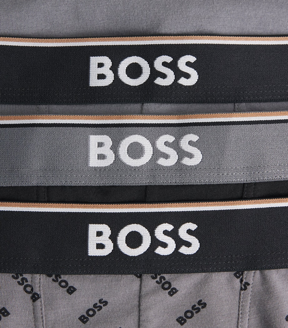 Cotton-Stretch Power Trunks (Pack of 3) OPEN GREY060 Image 5