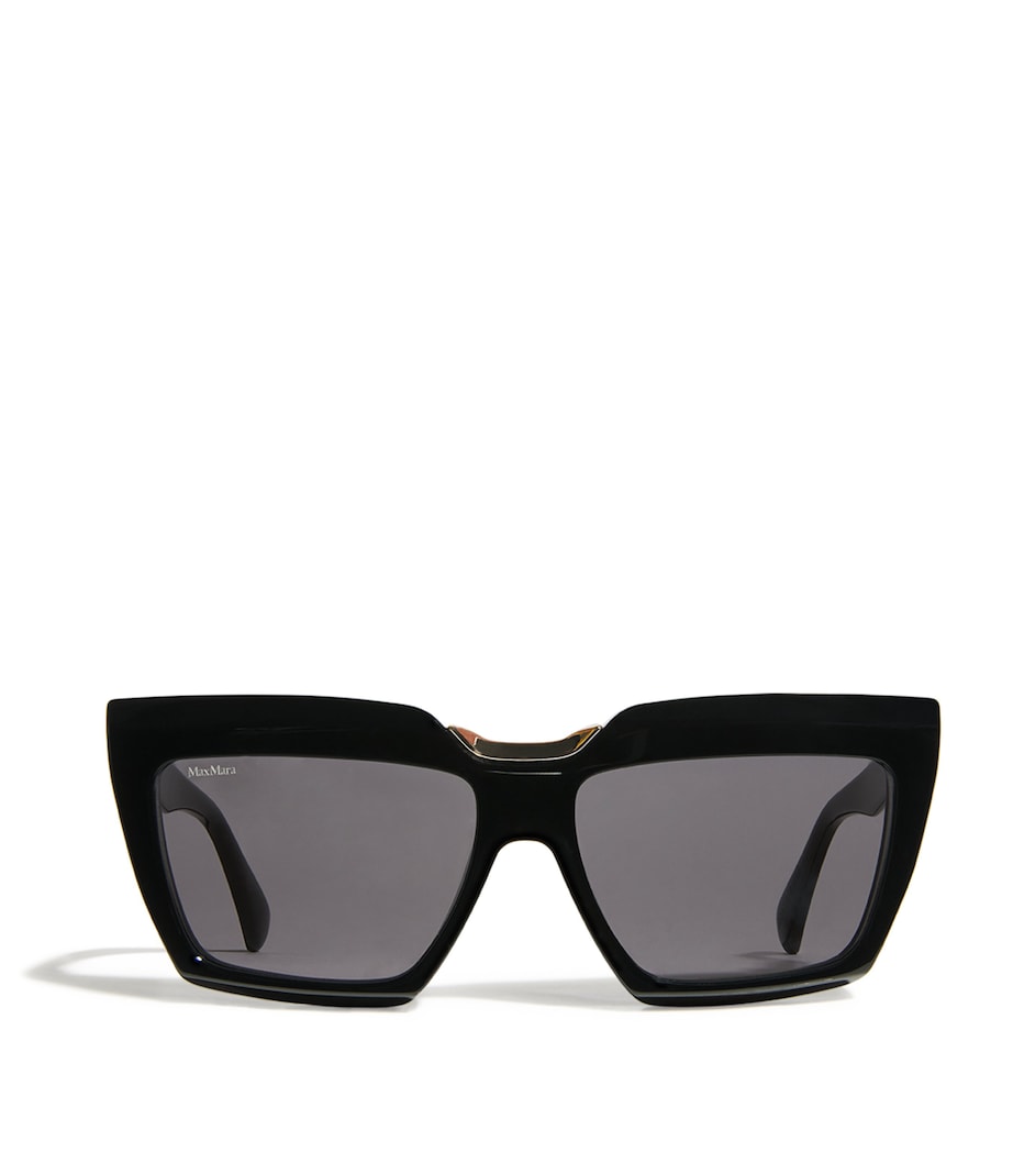 Acetate Cat-Eye SPARK7 Sunglasses BLACK Image 1