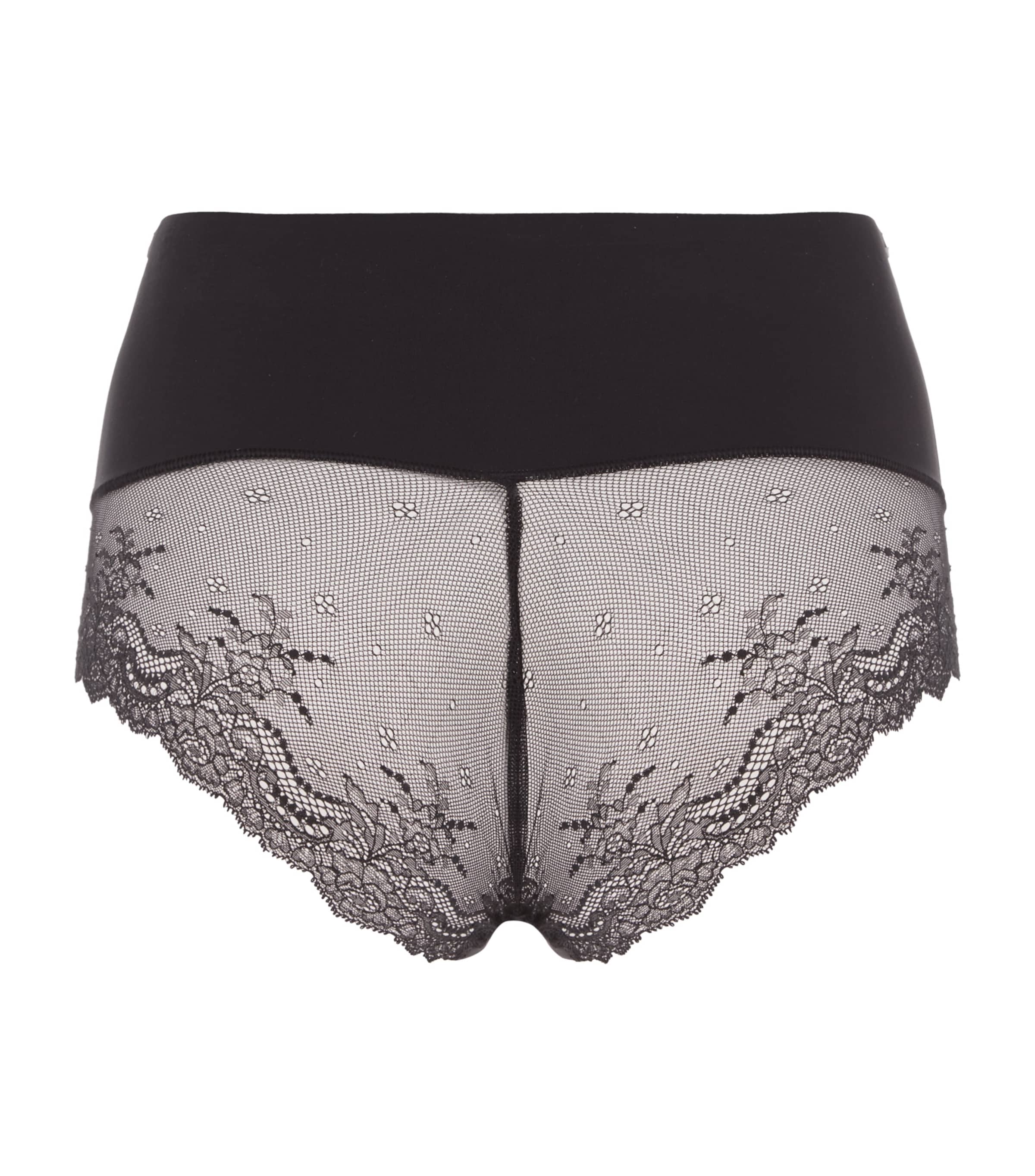 Lace SPANXsupersmooth Undie-tectable Hi Hipster Briefs VERY BLACK Image 3