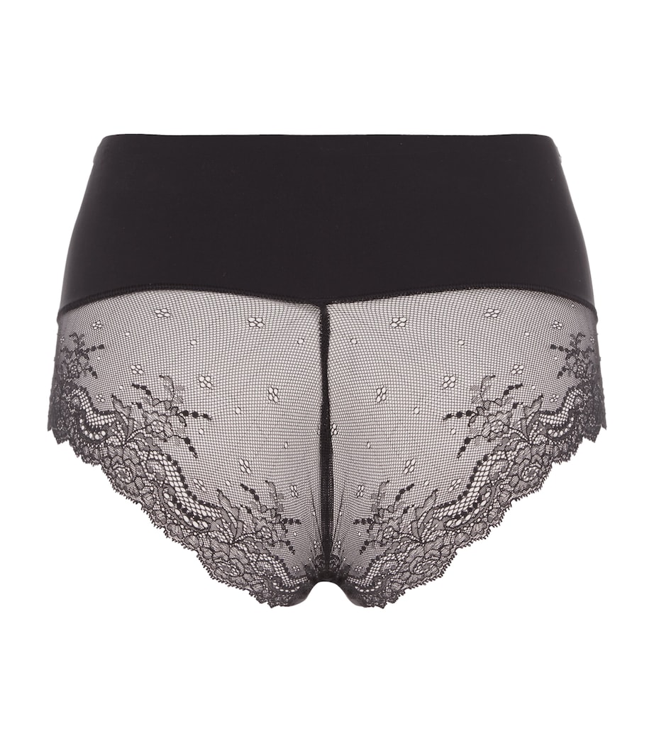 Lace SPANXsupersmooth Undie-tectable Hi Hipster Briefs VERY BLACK Image 3