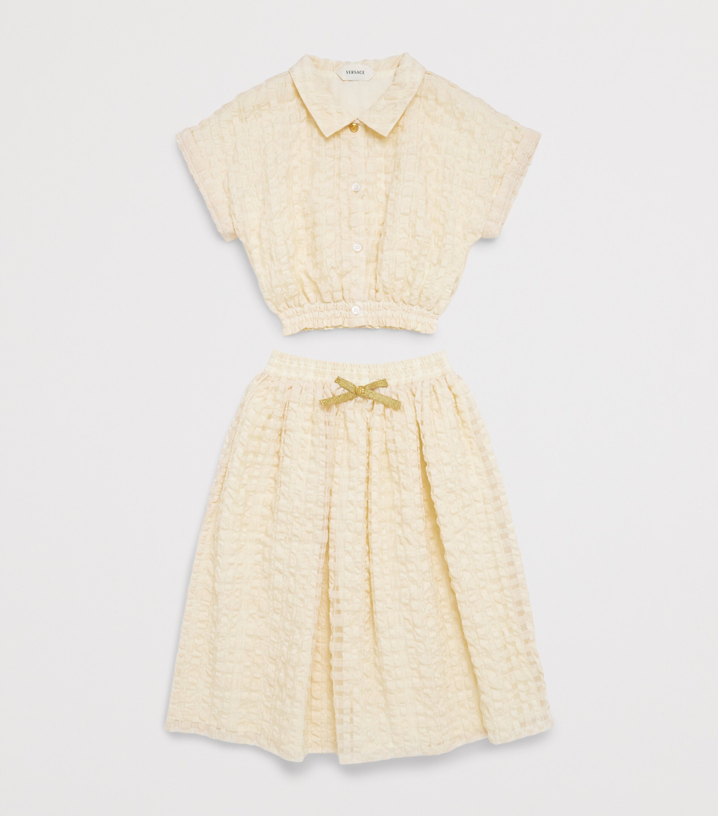 Versace Kids Organza Cloqué Skirt (4-14 Years) Image 3