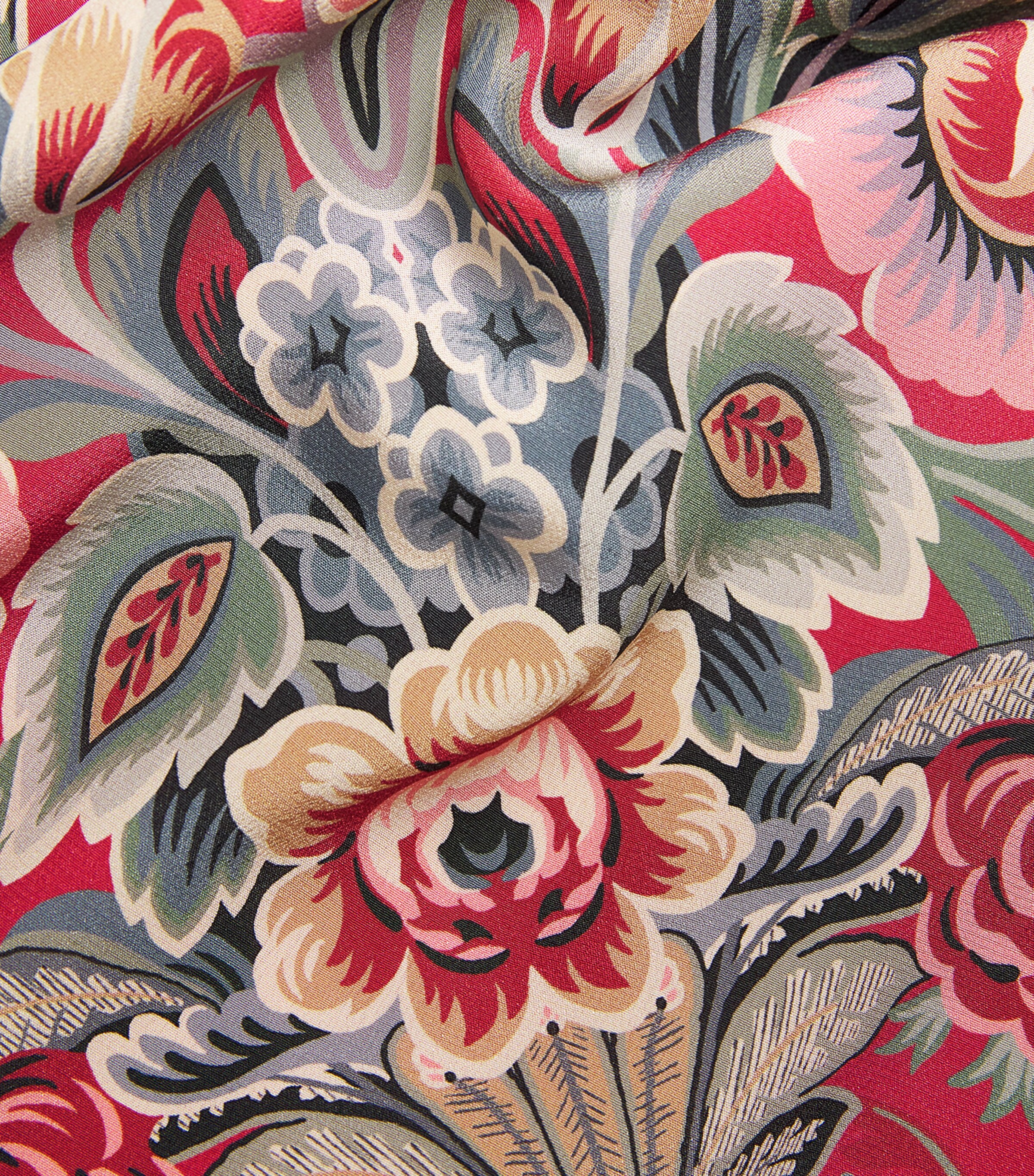 Etro Womens Silk Floral Print Gown Image 5