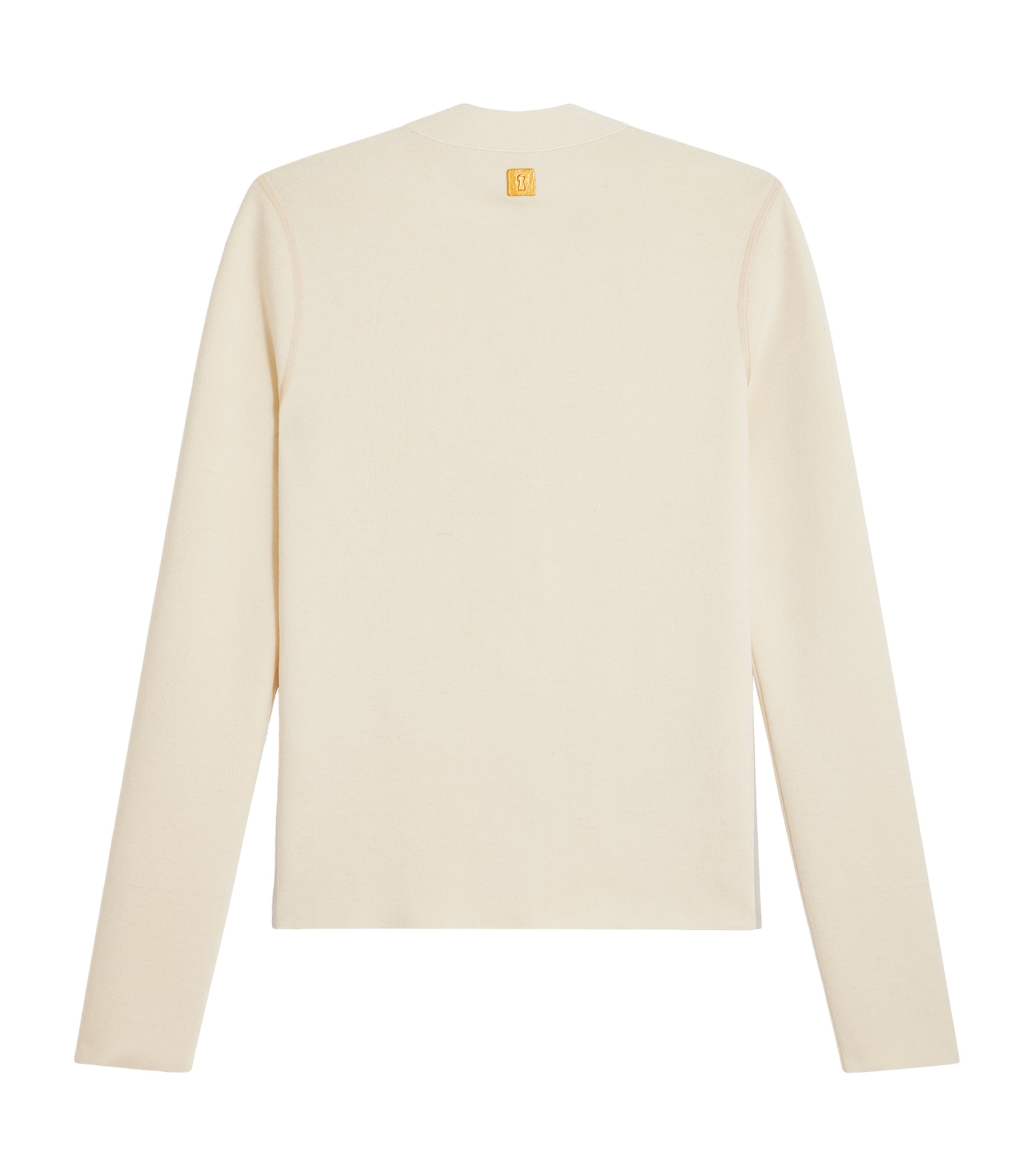 Schiaparelli Womens Cashmere-Blend Anatomy Cardigan Ecru Image 4