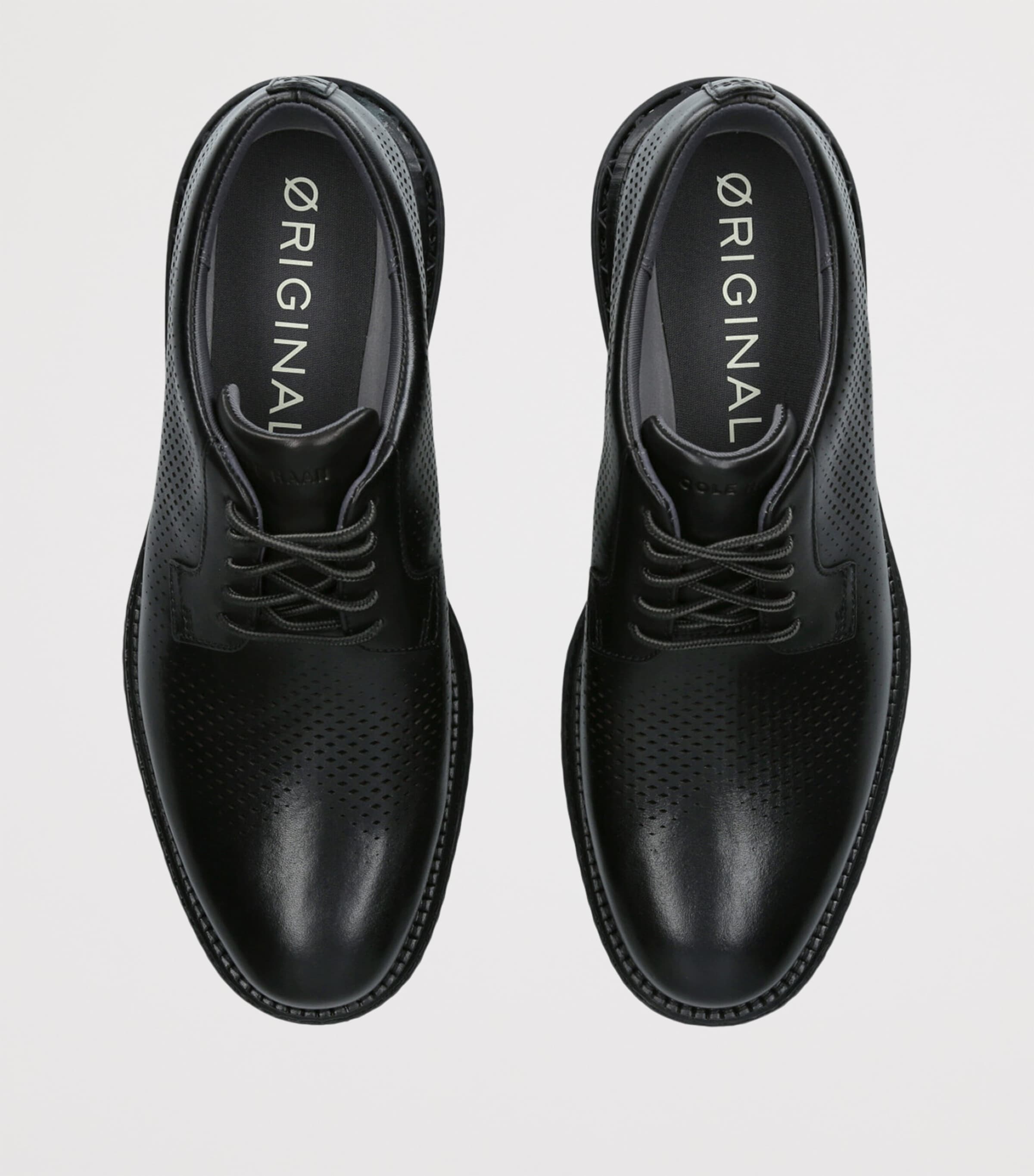 Leather ØriginalGrand Skyweave Oxford Sneakers BLACK Image 4