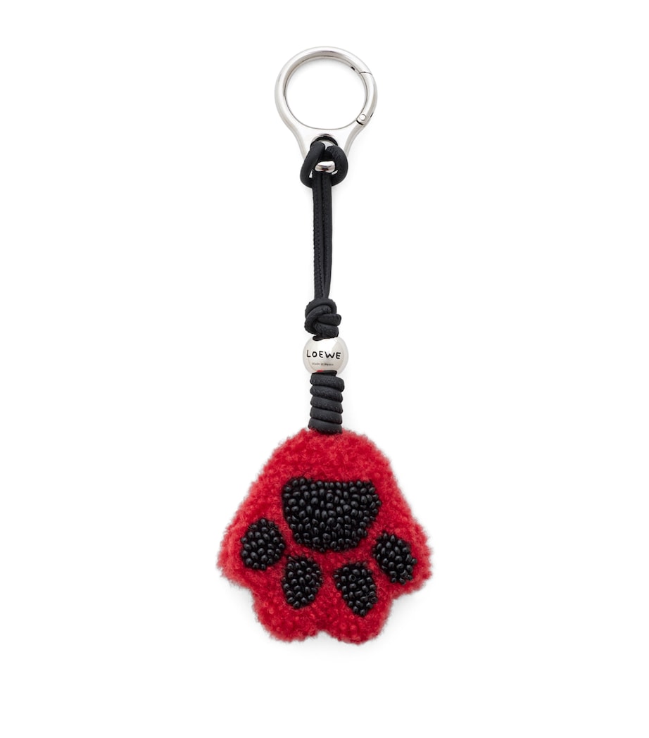 LOEWE Paw Charm Black/red Image 1