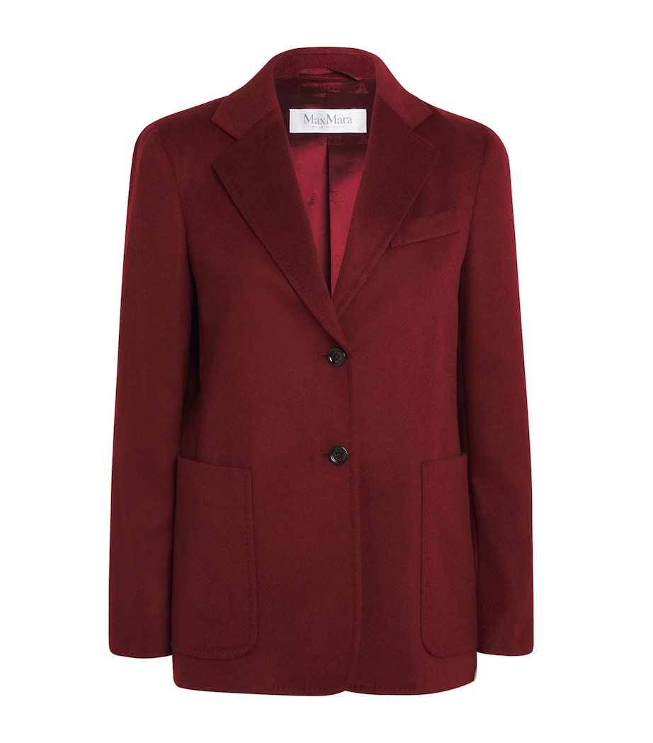 Camel Hair Blazer RASPBERRY Image 1
