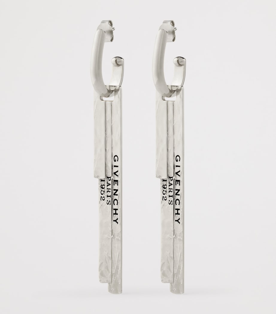 Tape Drop Earrings ANTIC SILVERY Image 3