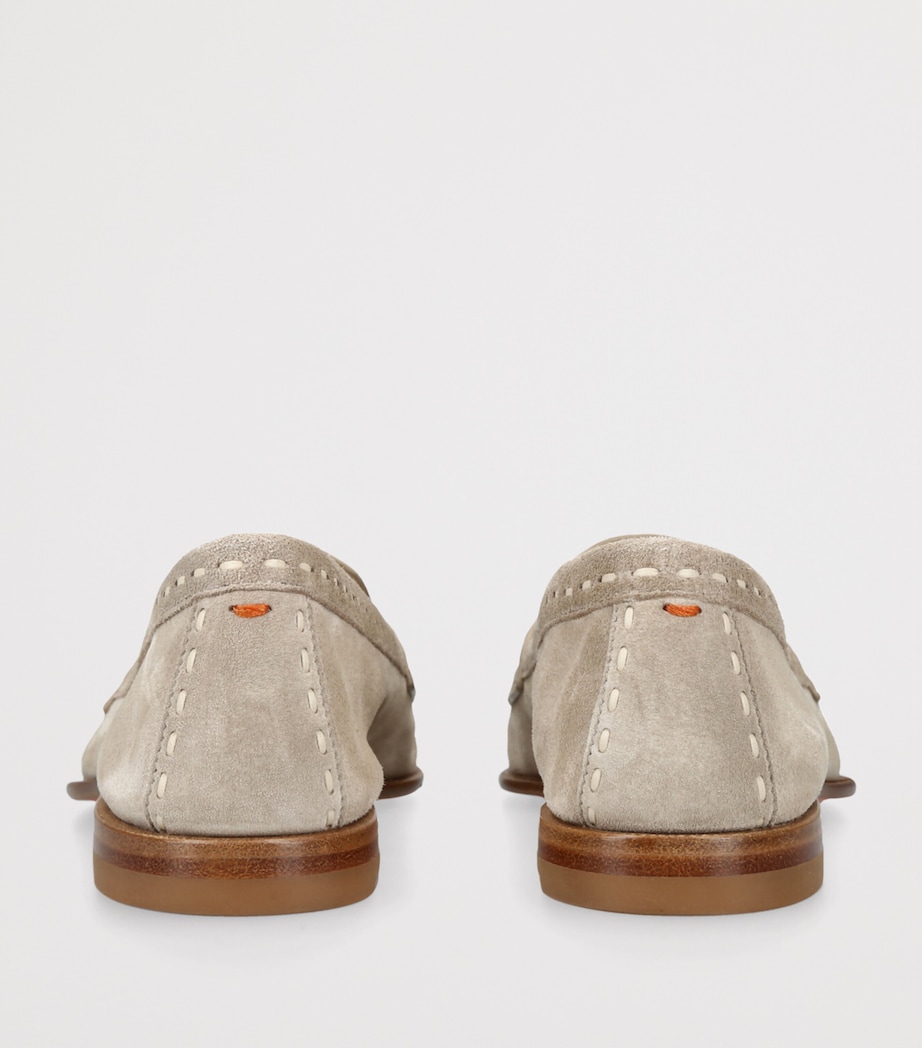 Suede Marlene Dash Loafers BEIGE Image 2