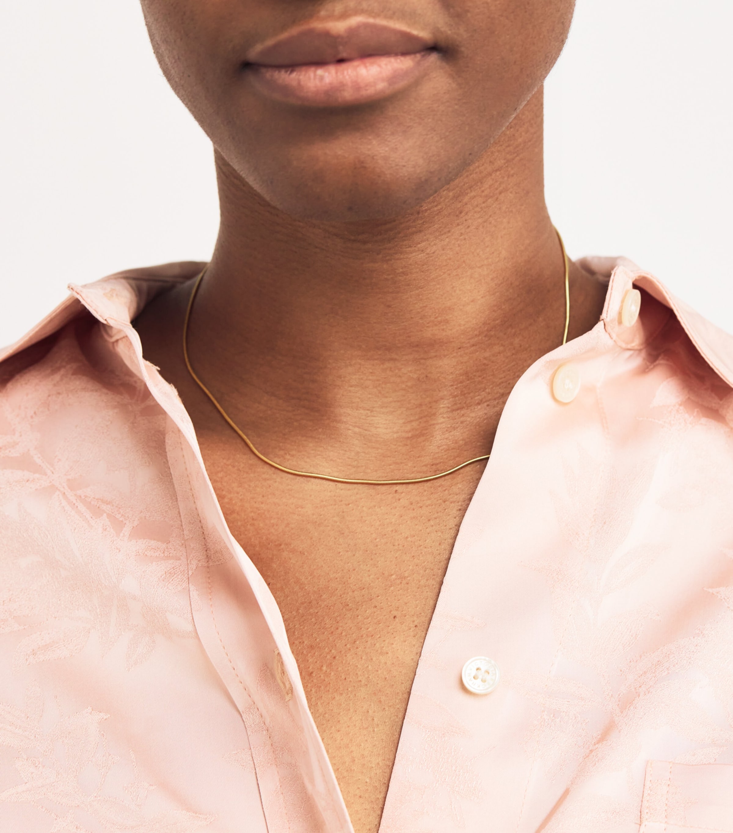 Yellow Gold Cascade Chain Necklace YELLOW GOLD Image 2