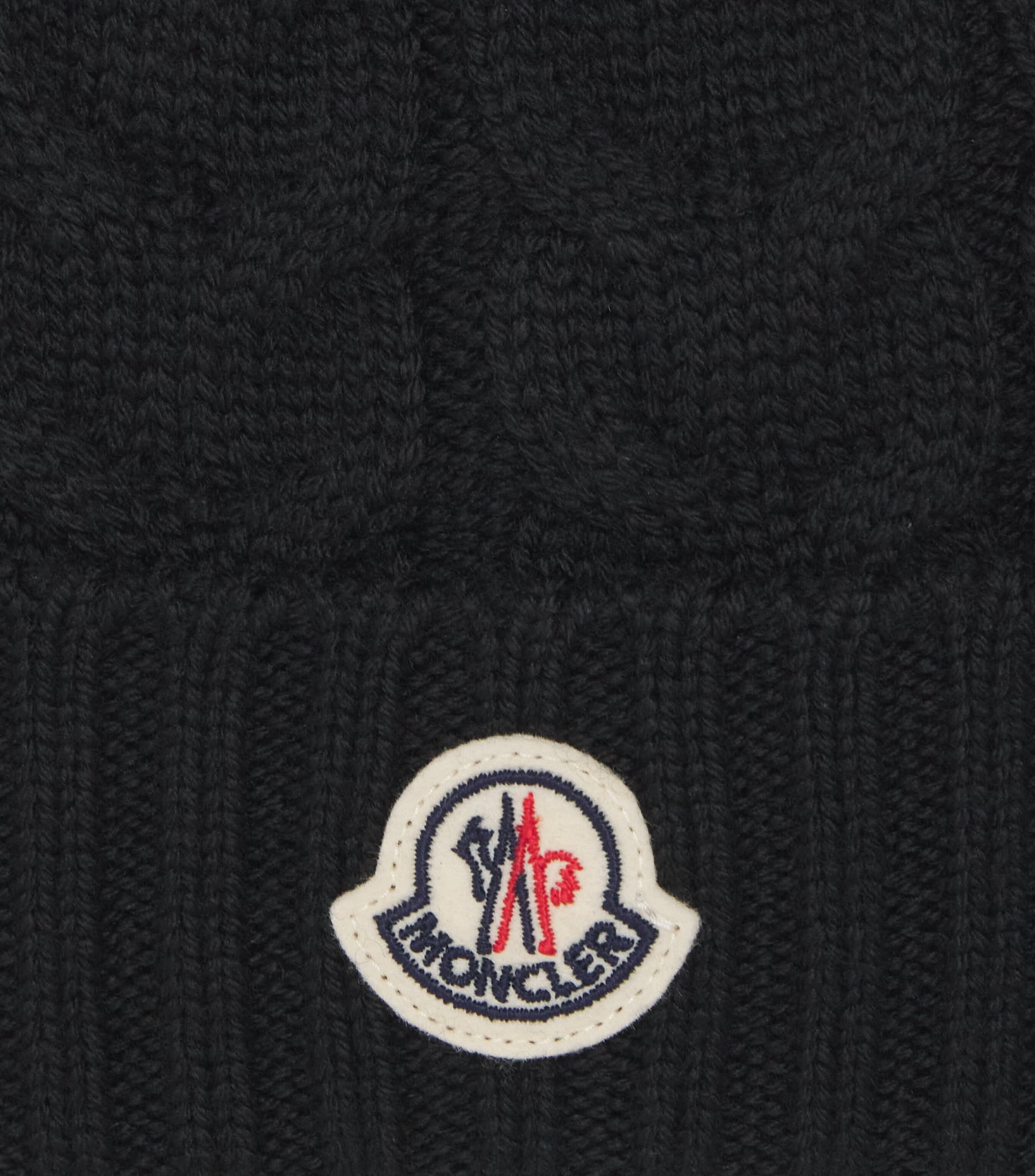 Moncler Enfant Virgin Wool Cable-Knit Beanie Image 2