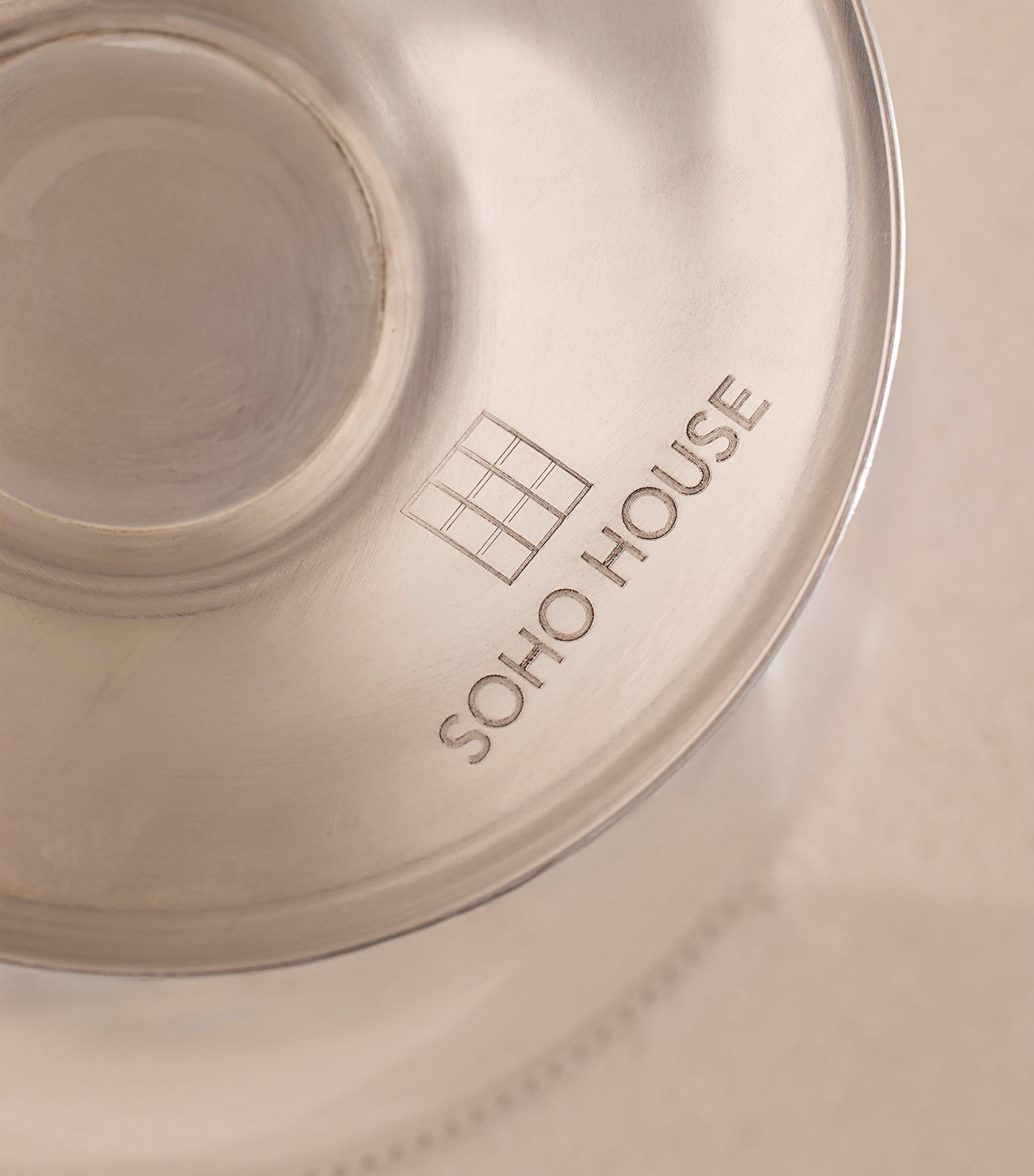 Soho Home Silver-Plated Stainless Steel Rochester Coupe Silver Image 3