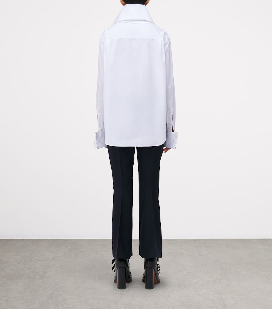 Draped Collar Shirt 9000 Image 4