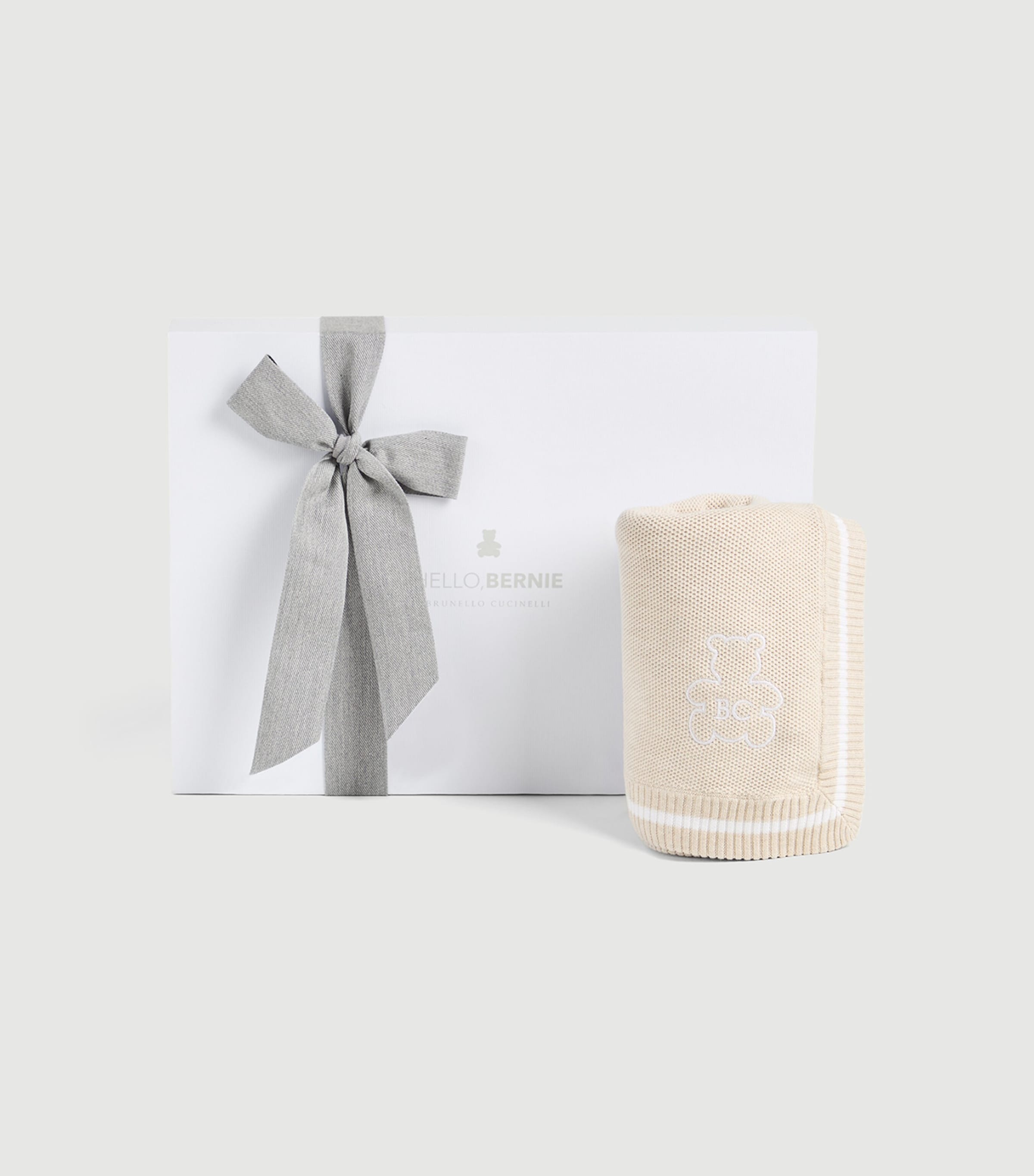 Brunello Cucinelli Kids Cotton Baby Blanket (80cm x 80cm) — foto 2