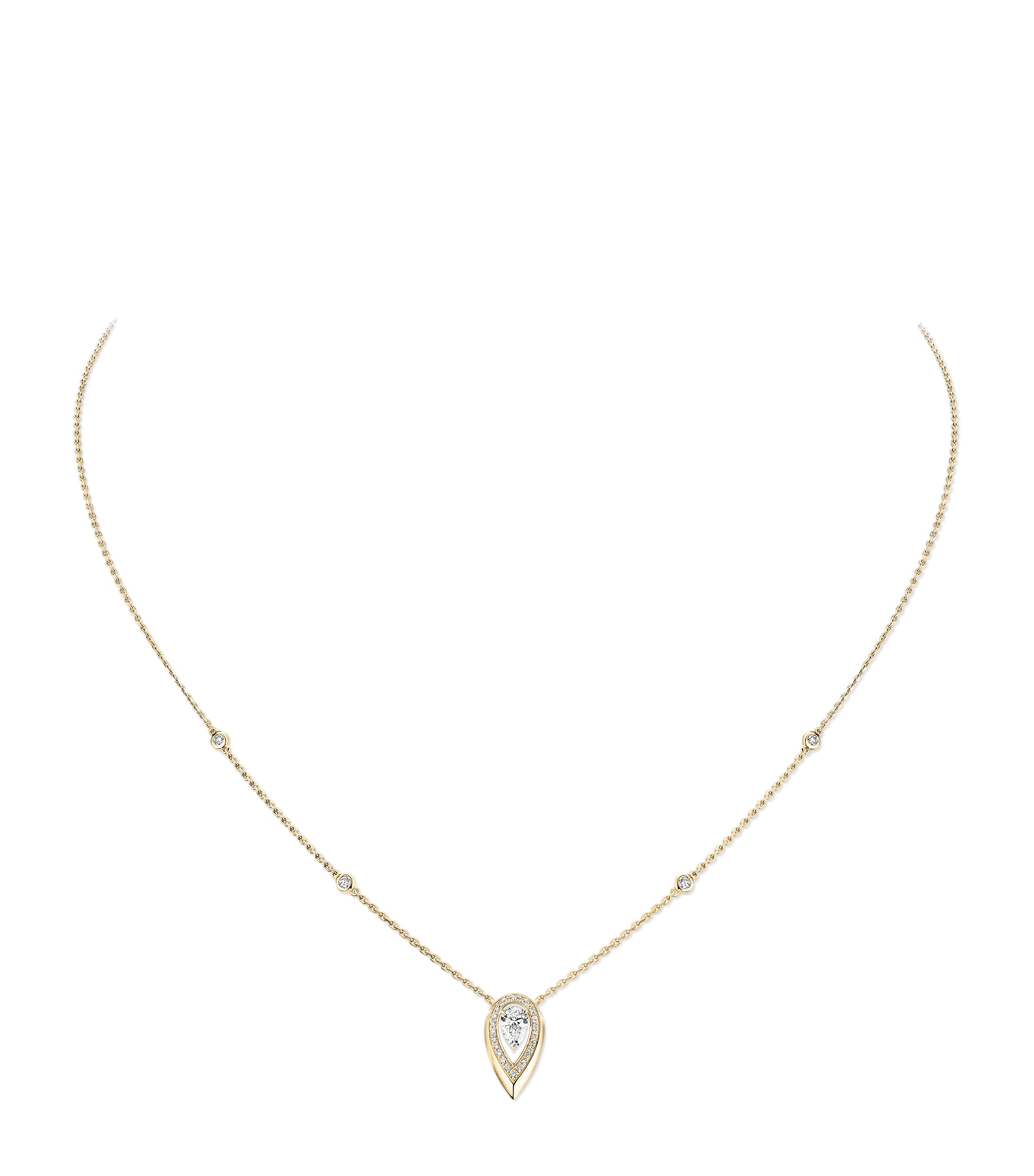Messika Fiery Diamond and Yellow Gold Necklace Yellow Gold Image 1