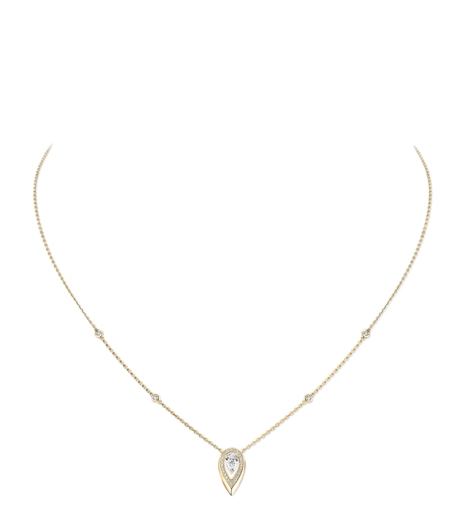 Messika Fiery Diamond and Yellow Gold Necklace Yellow Gold Image 1