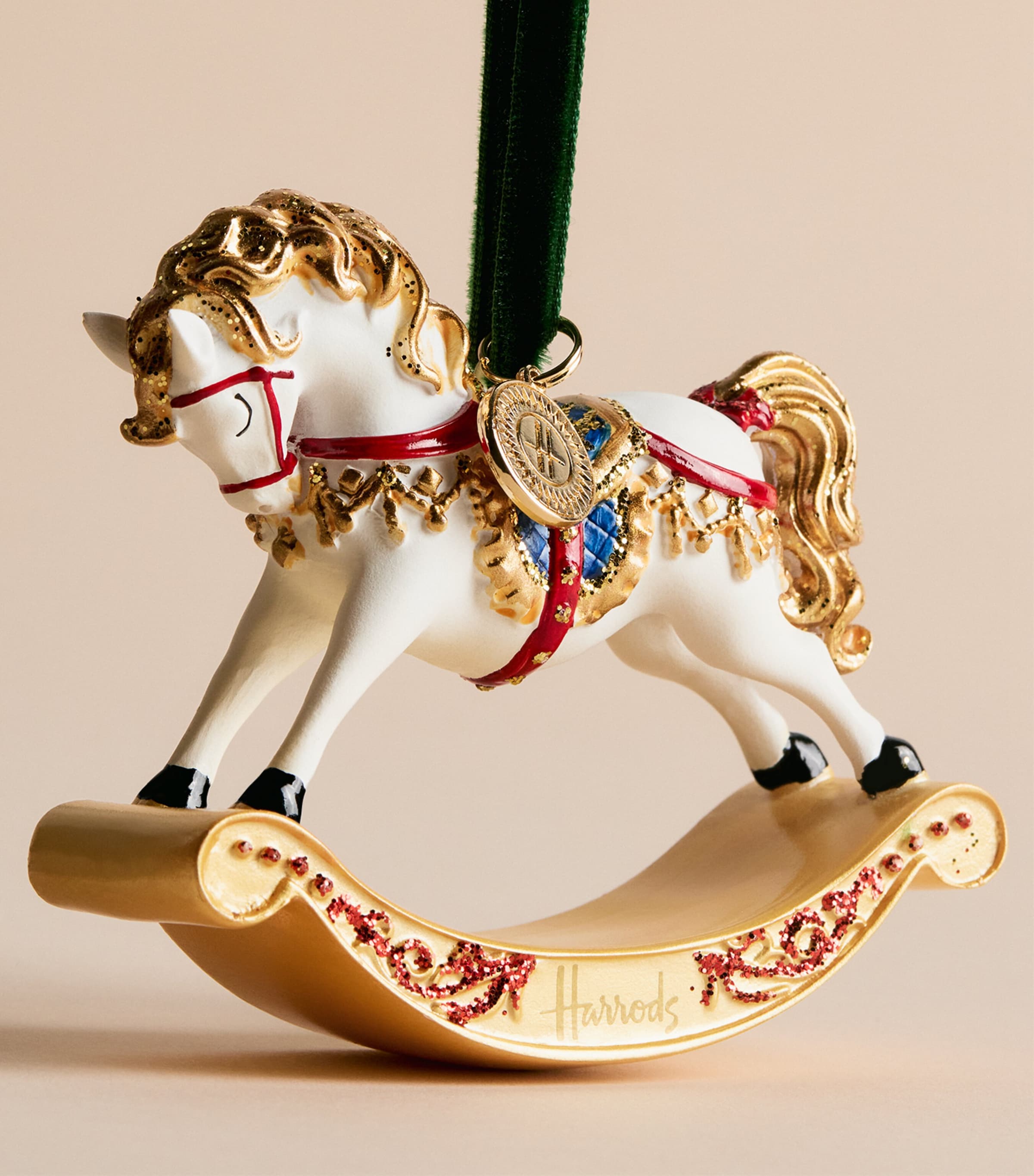 Harrods Rocking Horse Tree Decoration Image 2