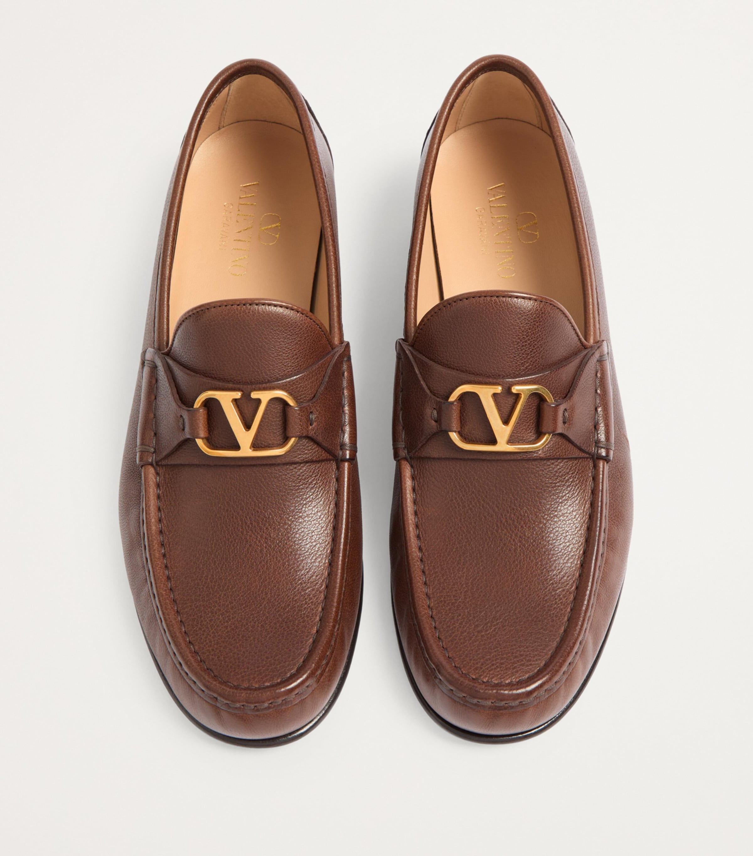 Leather VLogo Loafers ZWX Image 2