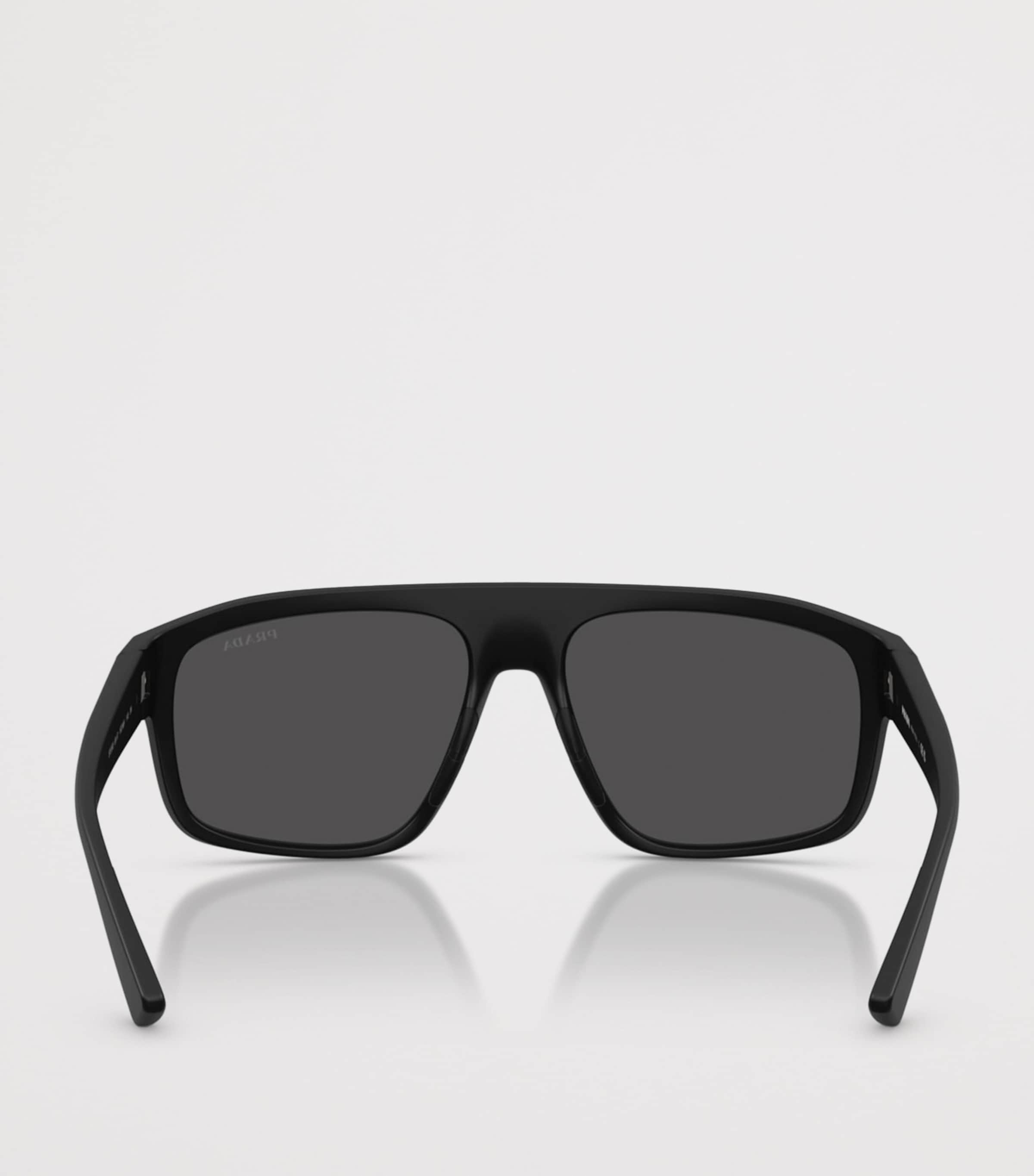Prada Linea Rossa Irregular Sunglasses Black Image 4